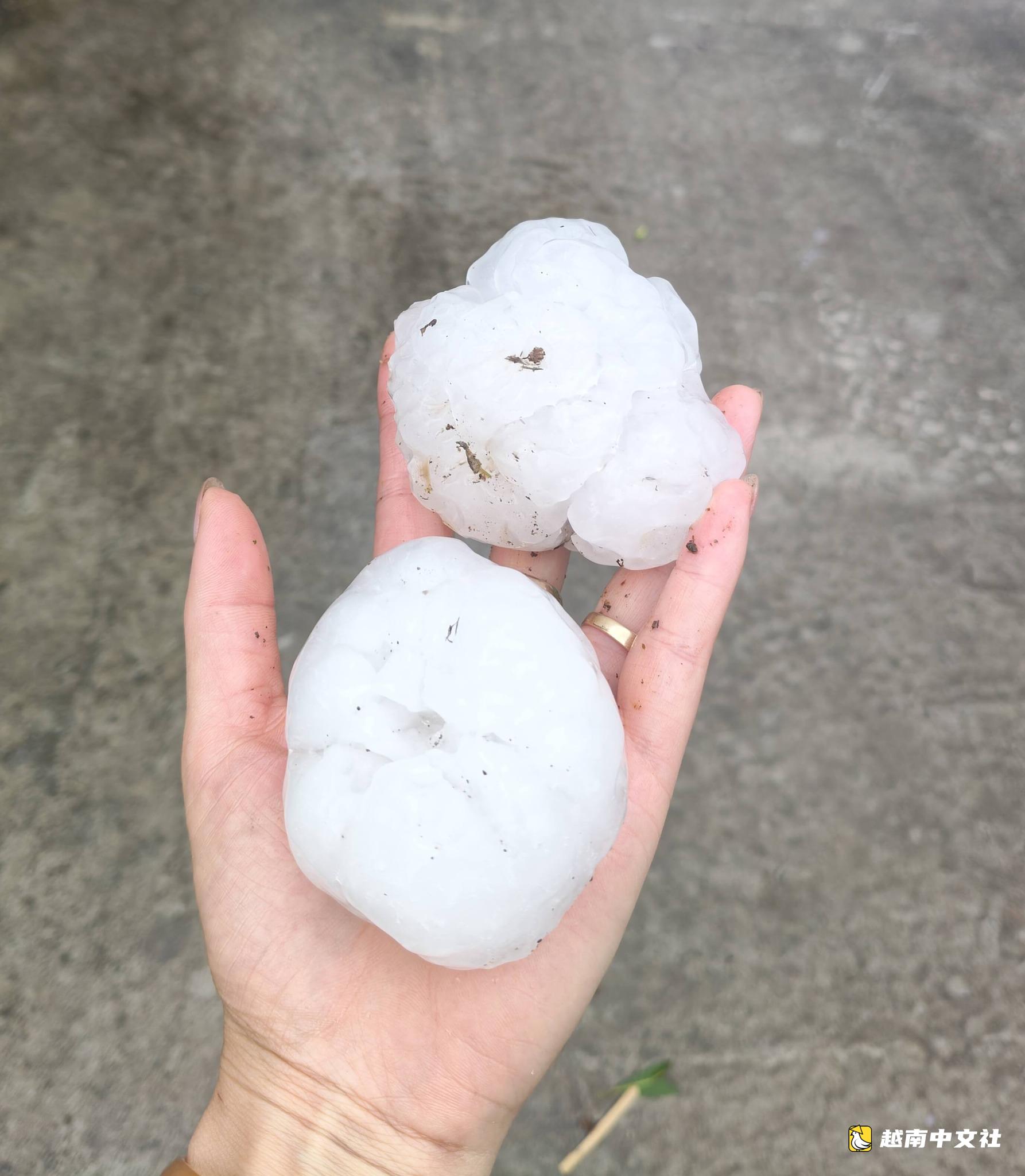 婚慶帳篷被雷暴吹倒,冰雹擊穿屋頂,砸碎汽車玻璃