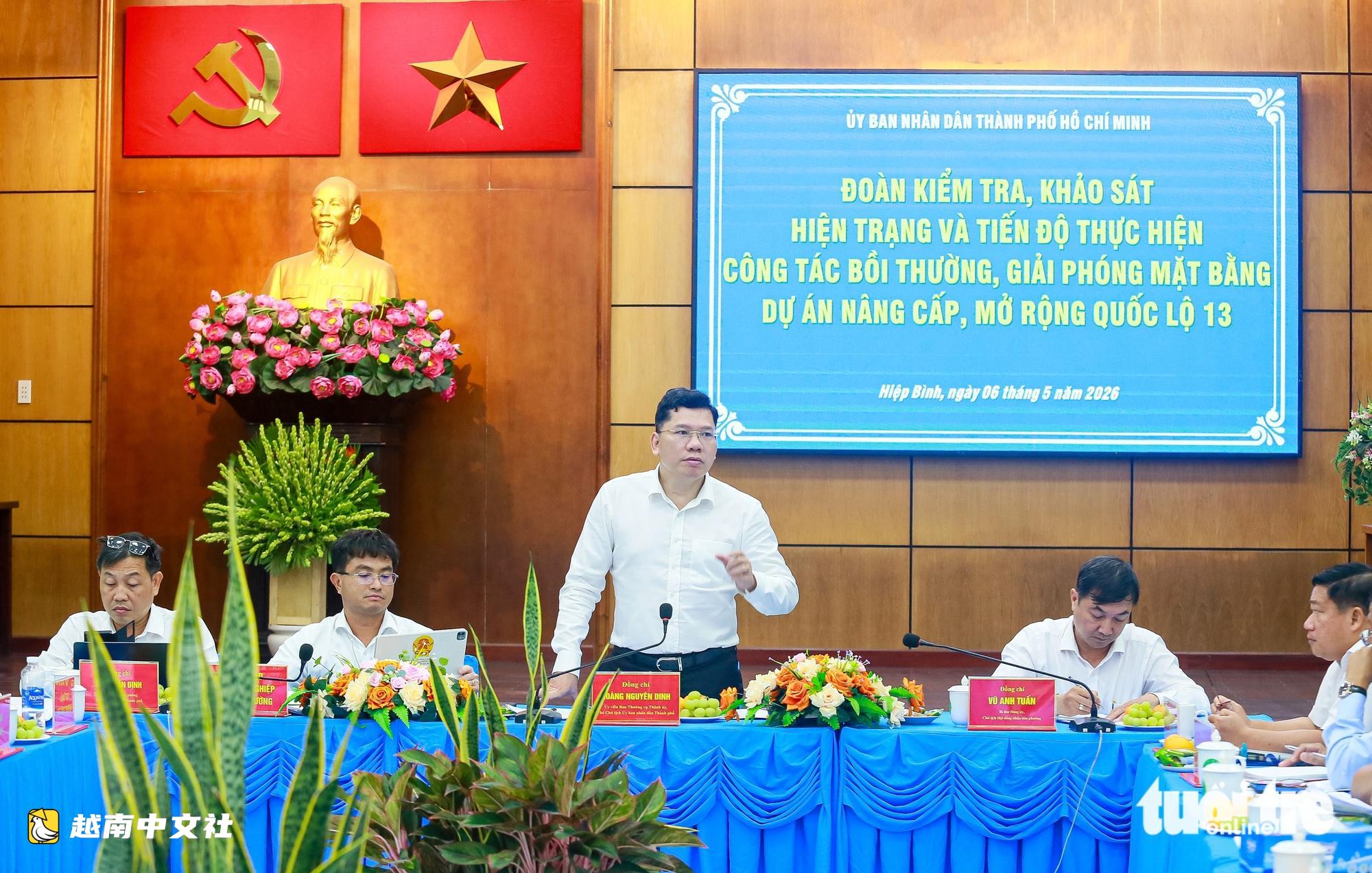 越南加快13號國道進度:胡志明市定於7月30日前移交全部場地