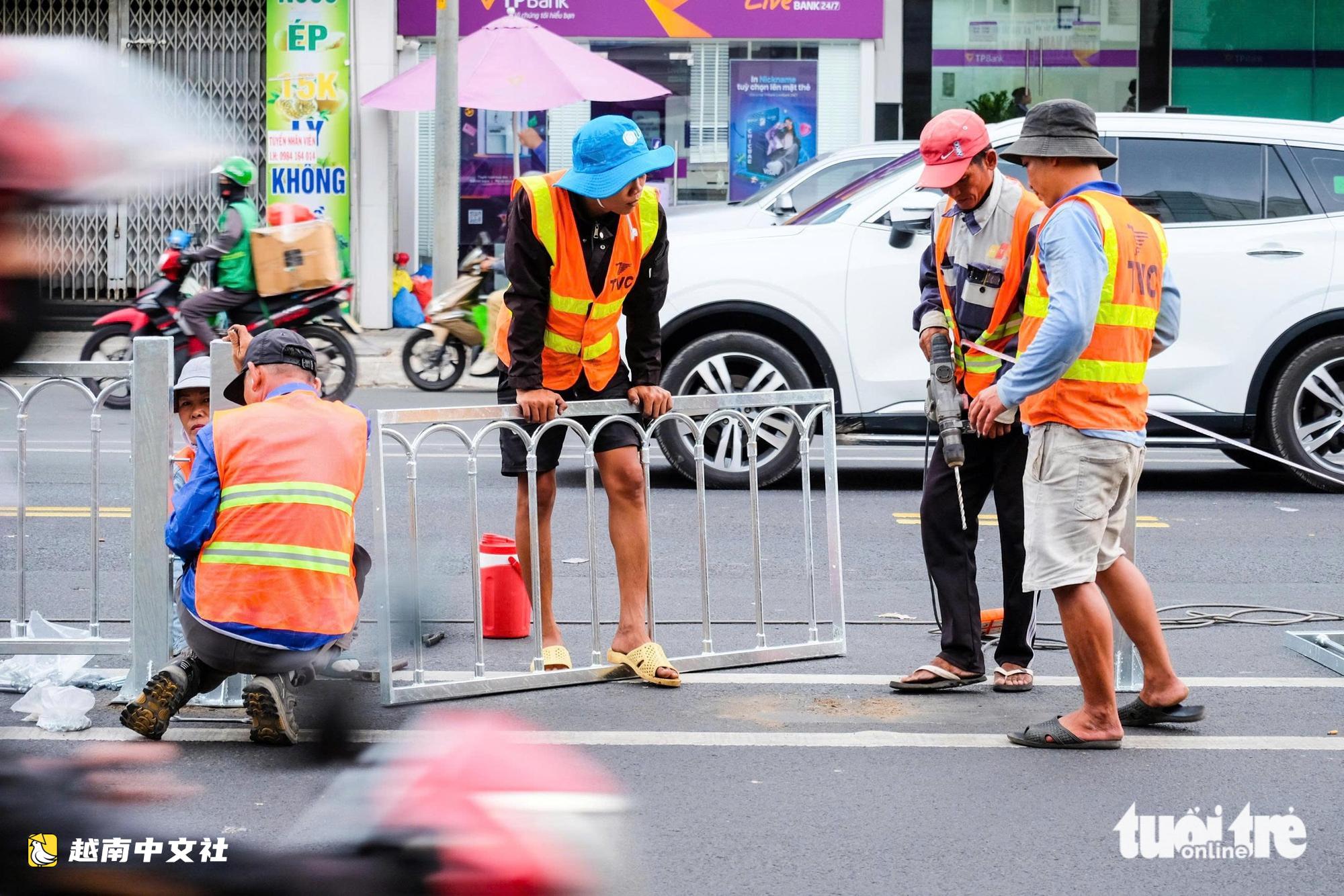 從5月15日起,越南共和路重新組織交通,將減少擁堵