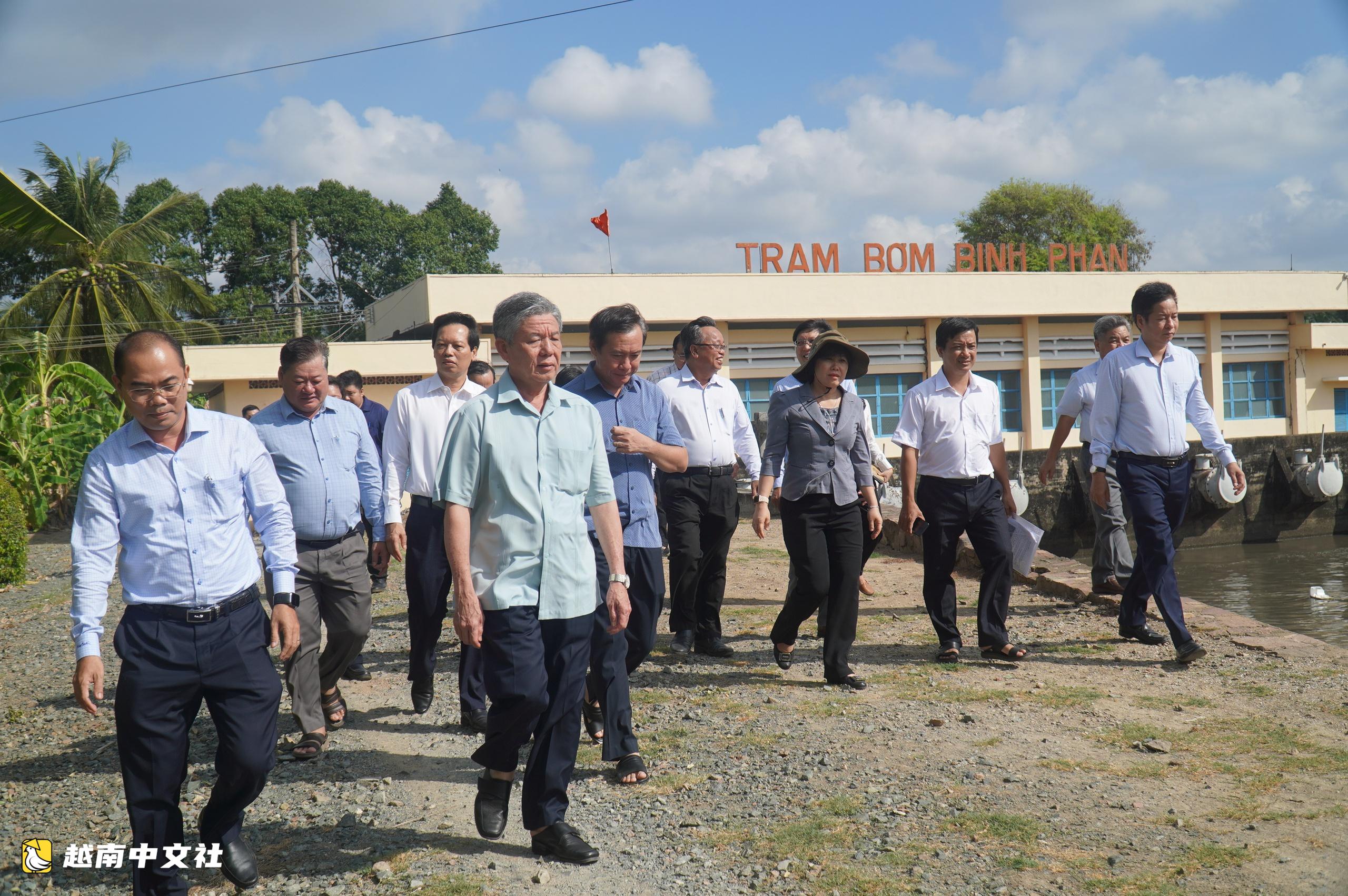 越南同塔省擬建3條淡水管道穿越槽河,為鵝貢淡水化地區供水