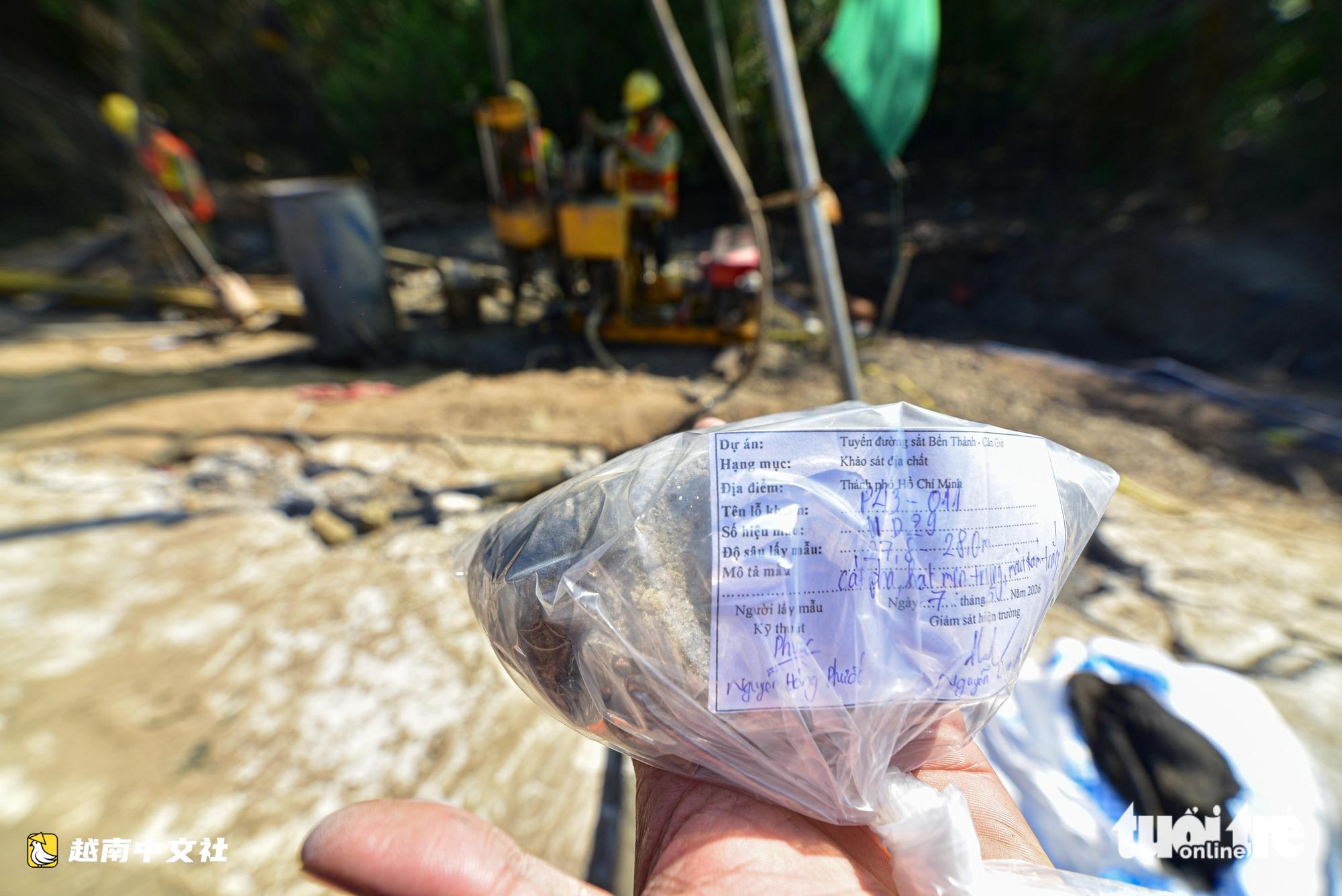 越南:直擊林薩路沿線地質鑽探,為濱城-芹椰地鐵項目做準備