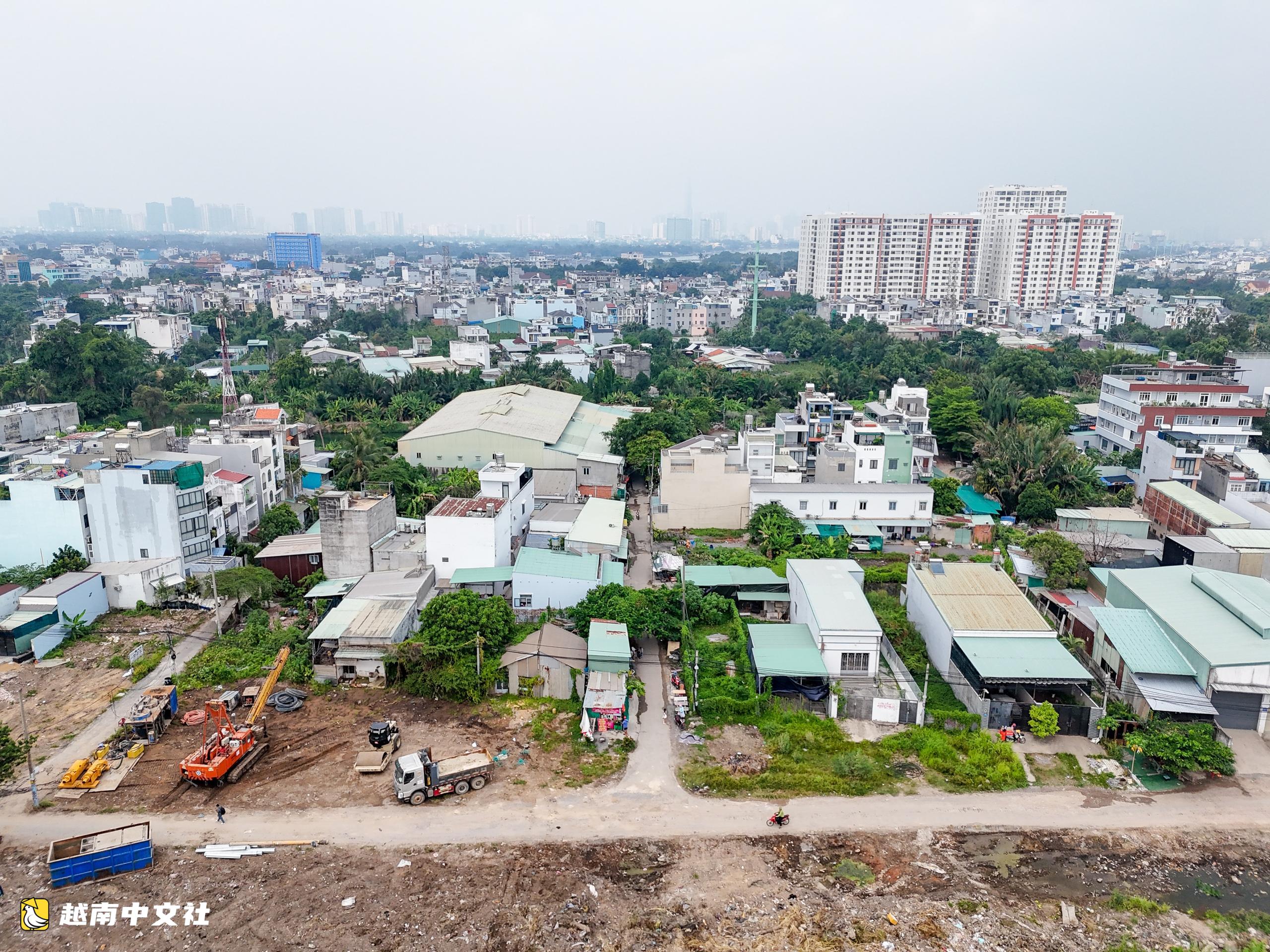 胡志明市第2環路2.7公里段重啟,停工5年多後機械轟鳴