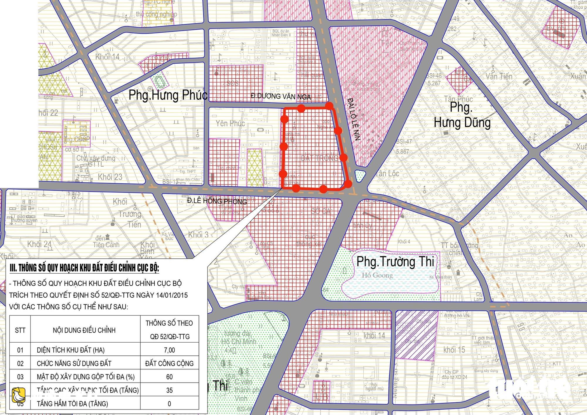 越南乂安省將“黃金地塊”從行政中心規劃轉為混合用途