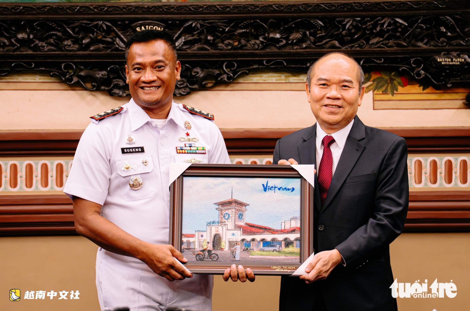 越南:印尼海軍艦艇停靠胡志明市,鞏固全面戰略伙伴關係