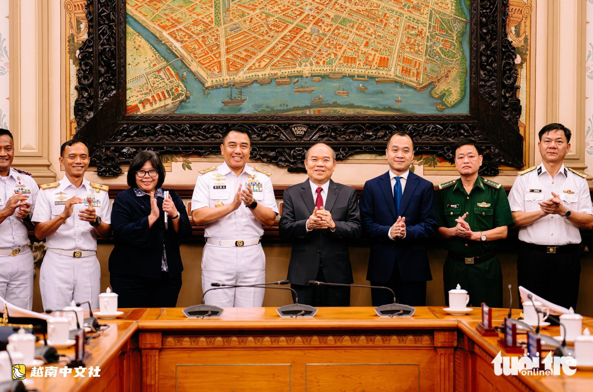 越南:印尼海軍艦艇停靠胡志明市,鞏固全面戰略伙伴關係