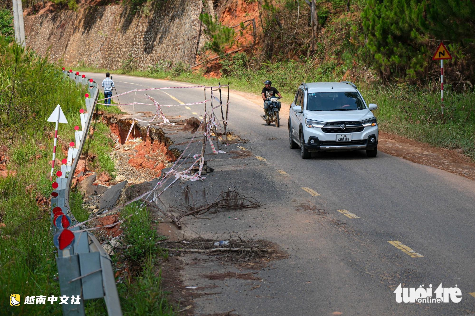 越南大叻-芽莊公路此前雨季滑坡,至今仍未修復