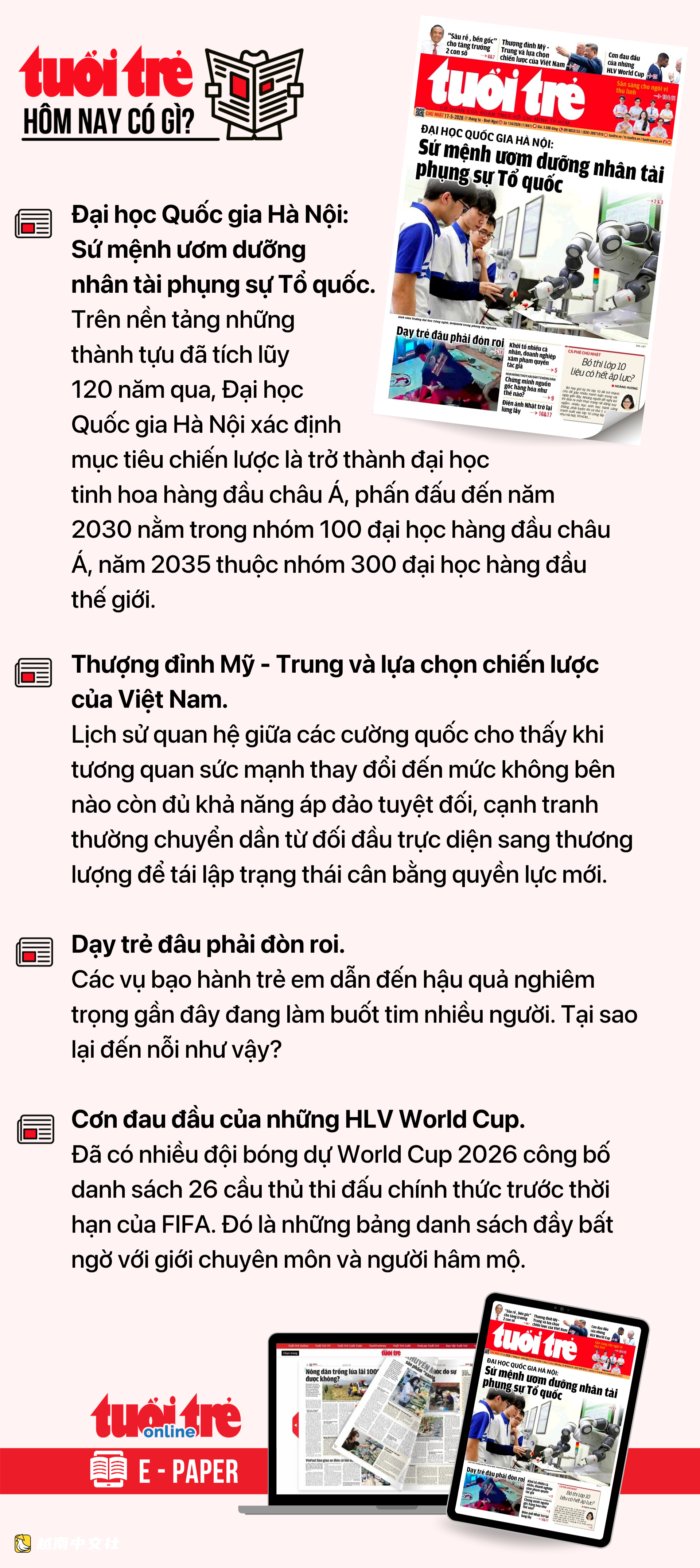 越南5月17日早間新聞:建議將駕駛證記分恢復考試的題目數量增加一倍