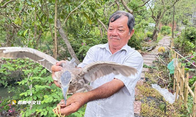 越南老農守護珍稀鳥園呼救