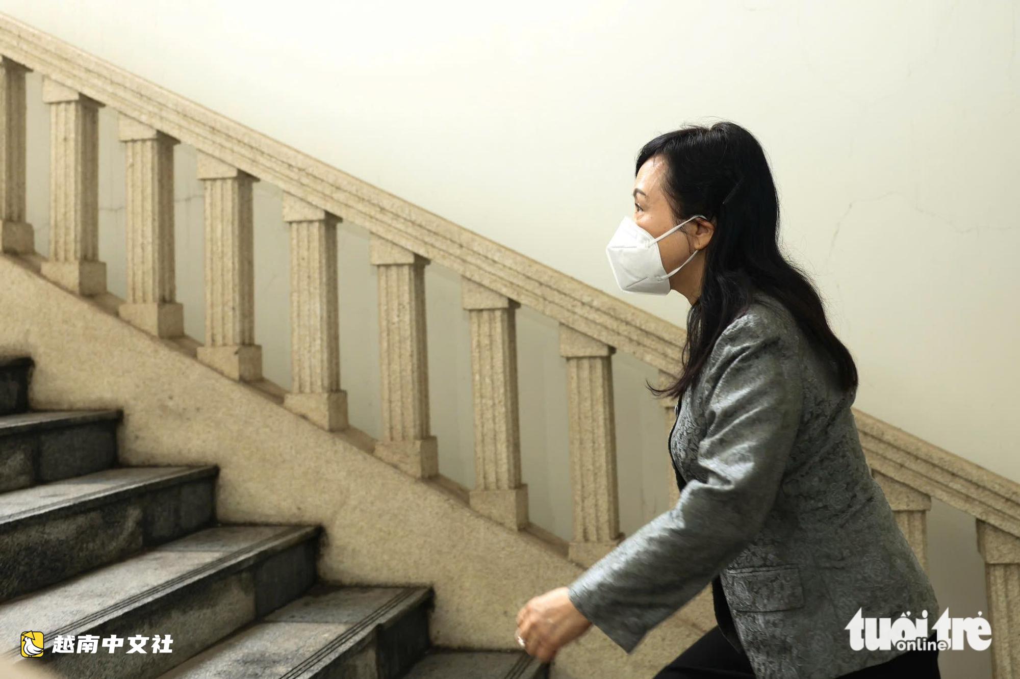 越南前衛生部長阮氏金進出庭受審:兩家醫院停滯浪費8030億越南盾