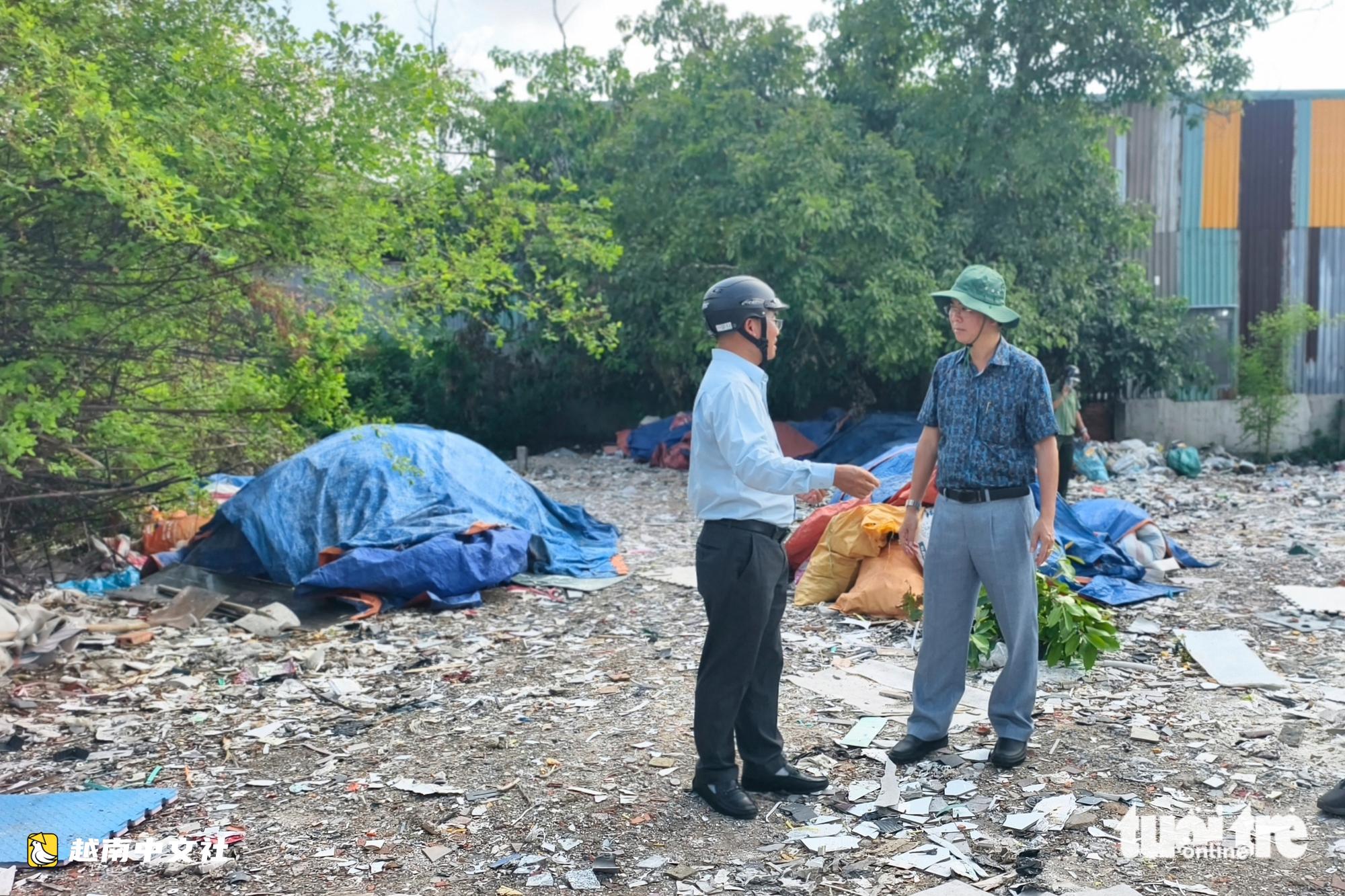 越南檢查處理平興和墓地旁垃圾堆問題 此前《青年報》曾報道