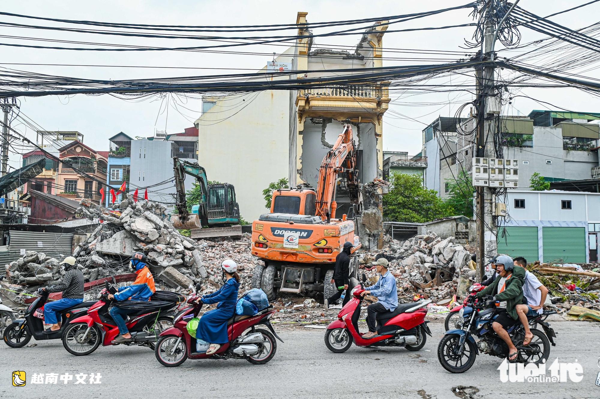 河內居民緊急搬遷、移交用地以修建環城路