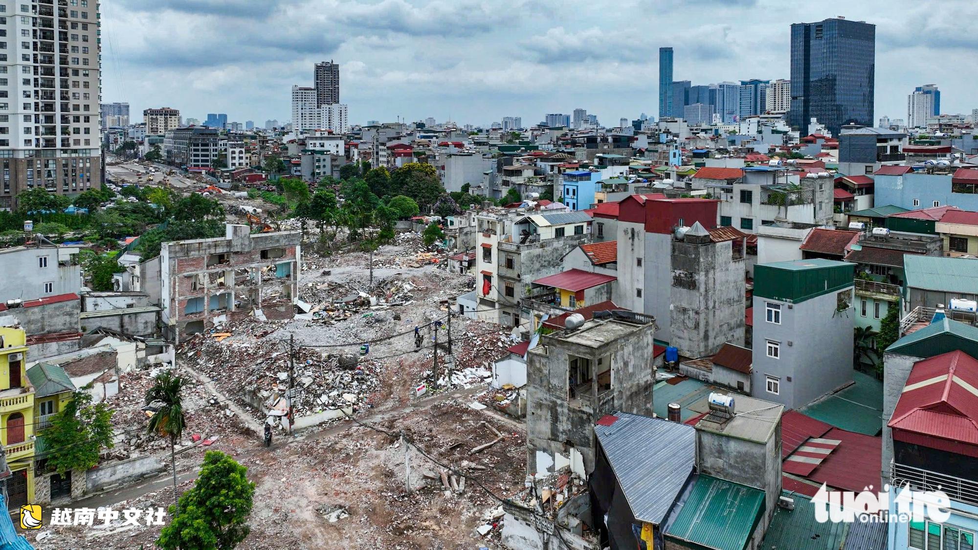 河內居民緊急搬遷、移交用地以修建環城路