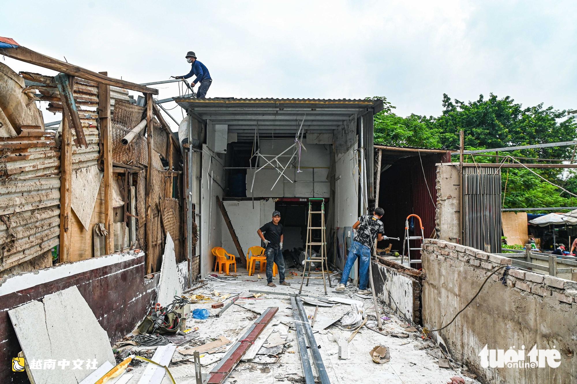 河內居民緊急搬遷、移交用地以修建環城路