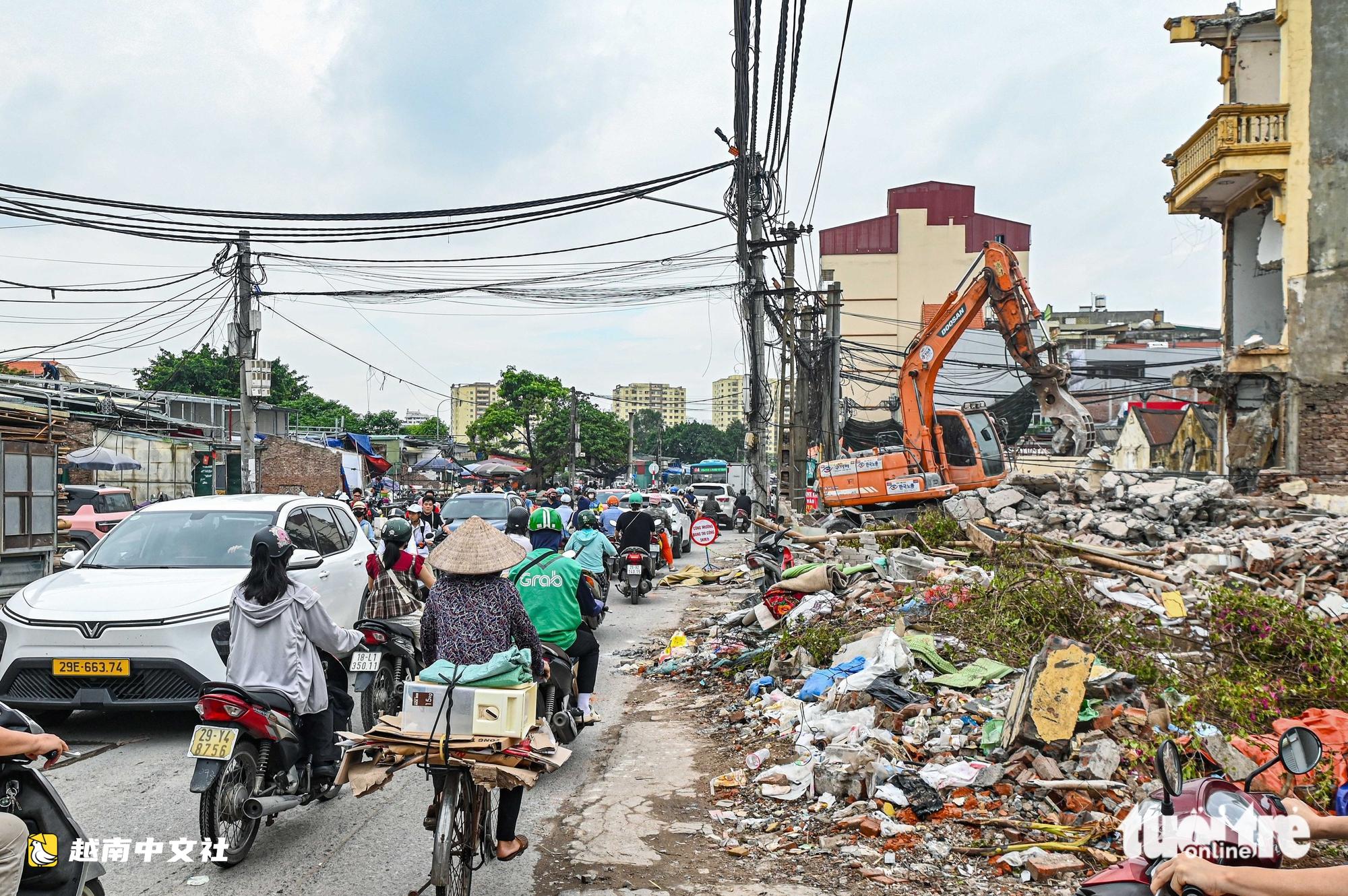 河內居民緊急搬遷、移交用地以修建環城路