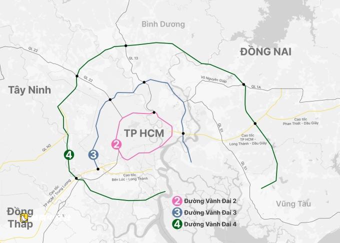 越南胡志明市四環路穿越同奈省段投資超160萬億越南盾