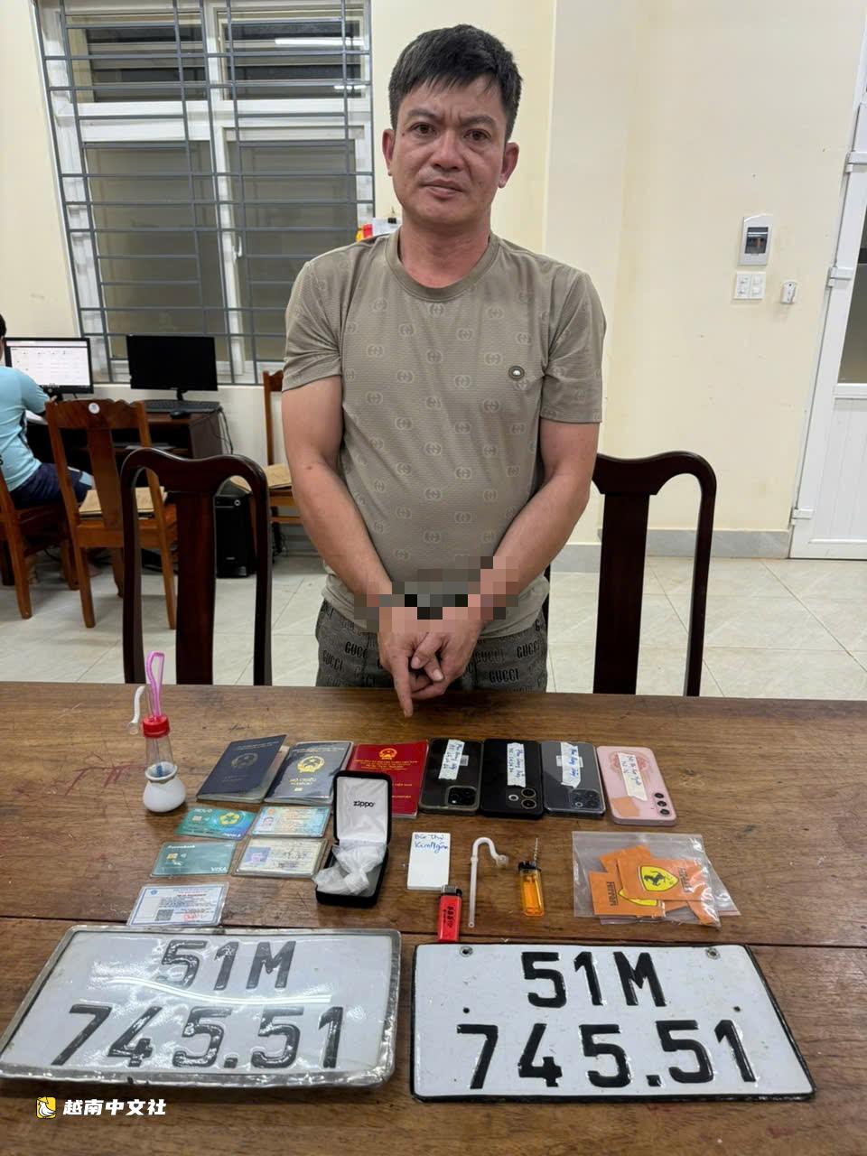 越南胡志明市公安逮捕140名涉毒人員