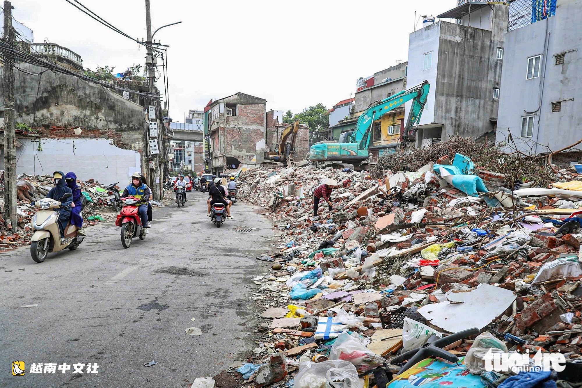 河內居民緊急搬遷、移交用地以修建環城路