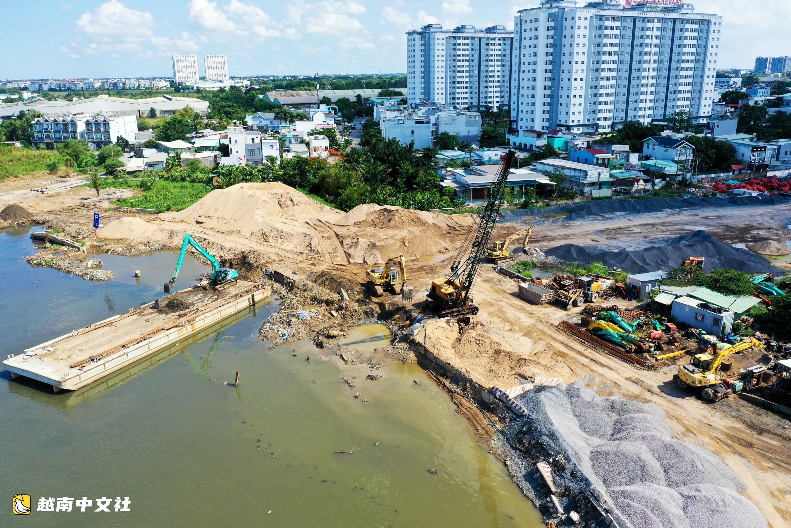 越南胡志明市復興河道,喚醒水鄉城市