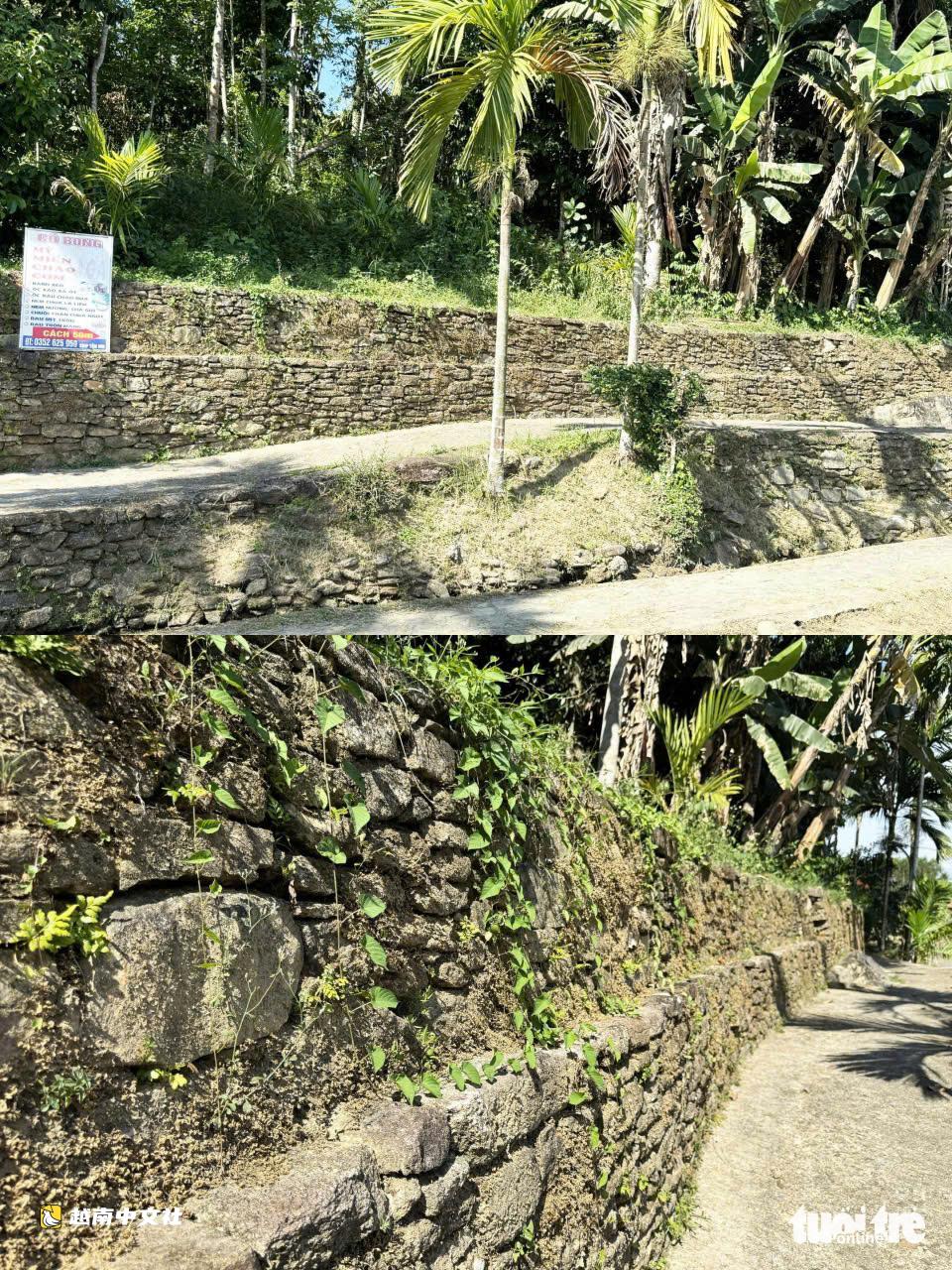 迷失在越南祿安古村,百年石砌門廊和石牆獨具特色