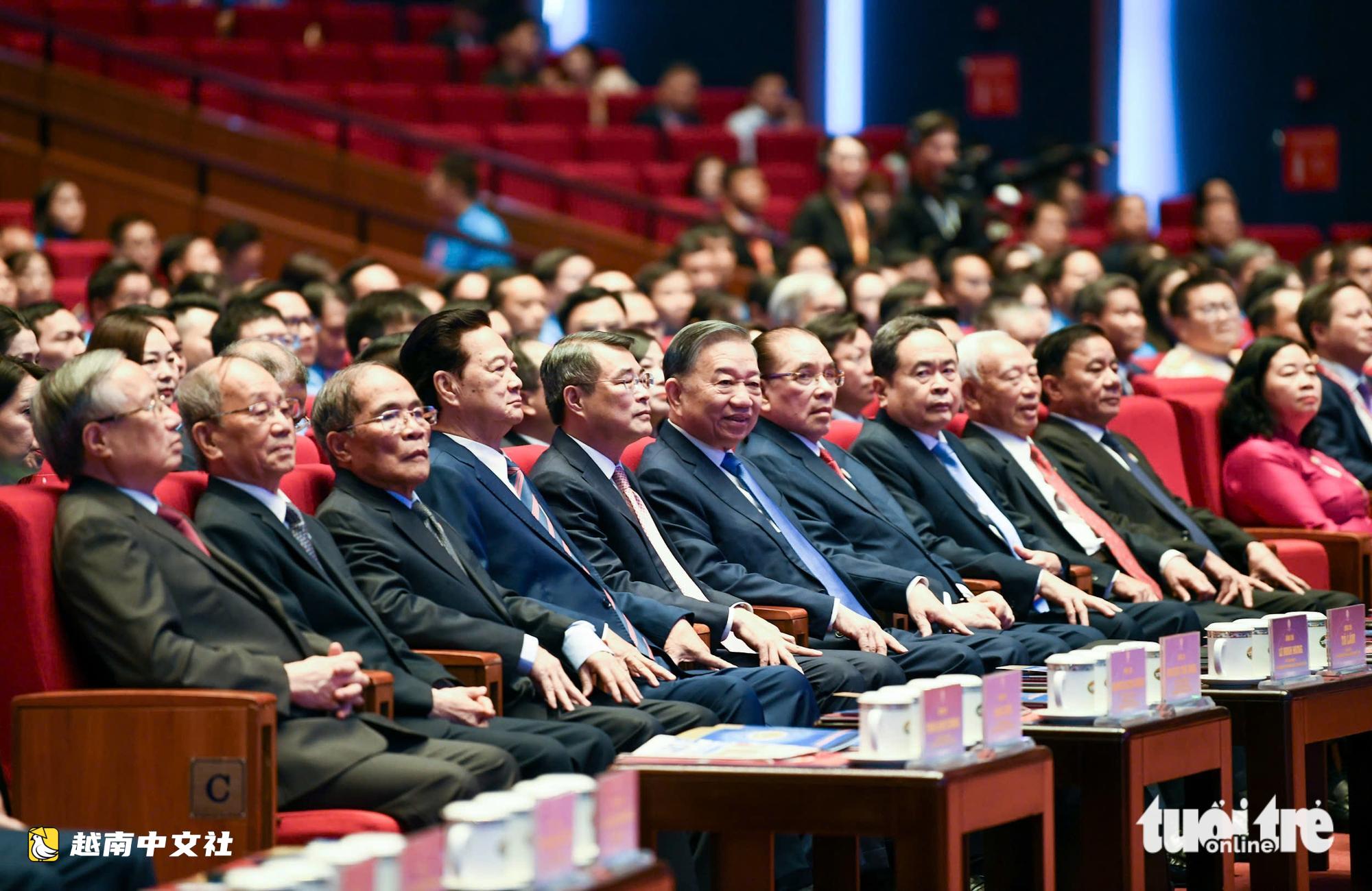越共总书记、国家主席苏林等多位领导人出席越南工会第十四次代表大会