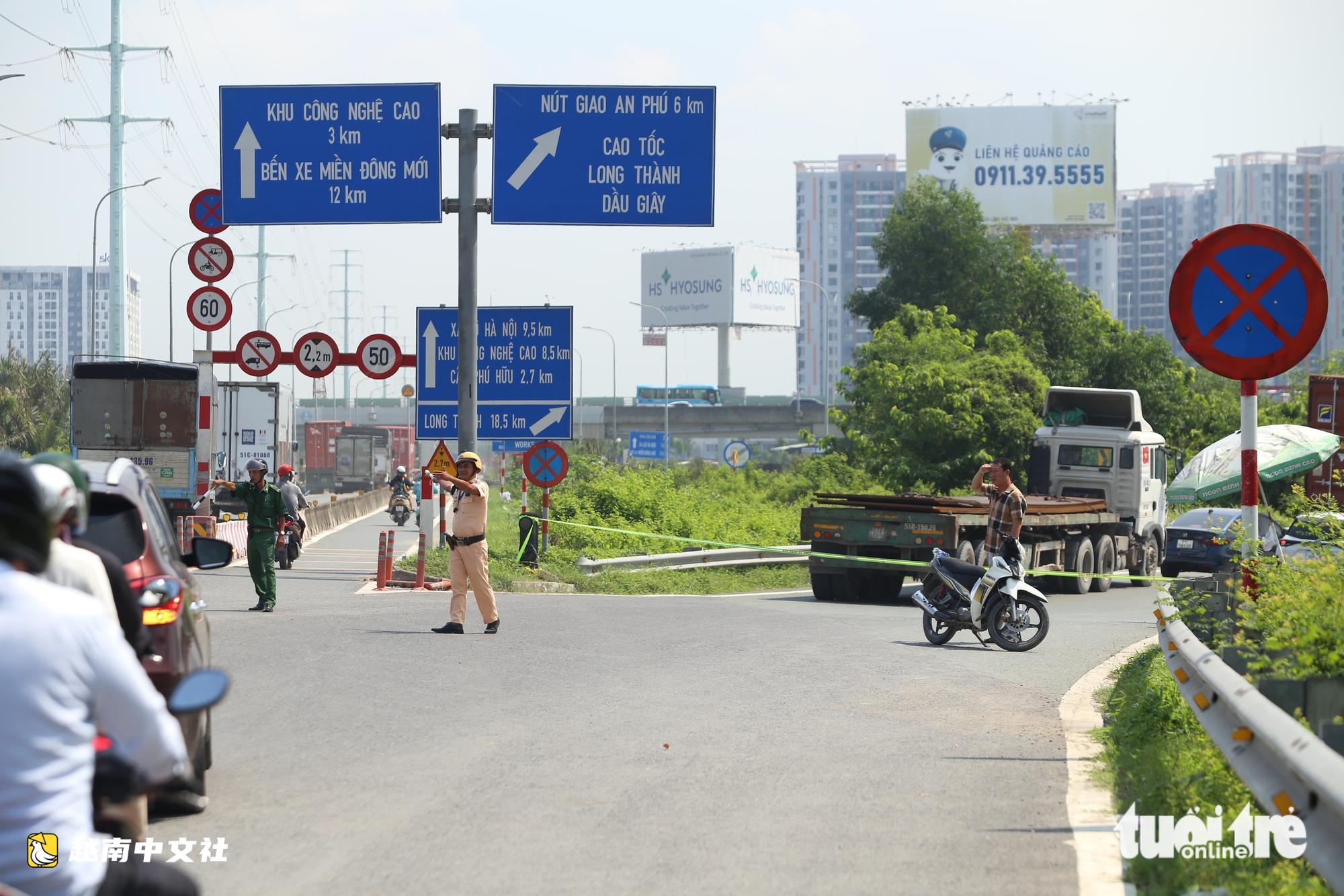 越南胡志明市-隆城高速公路擁堵10公里