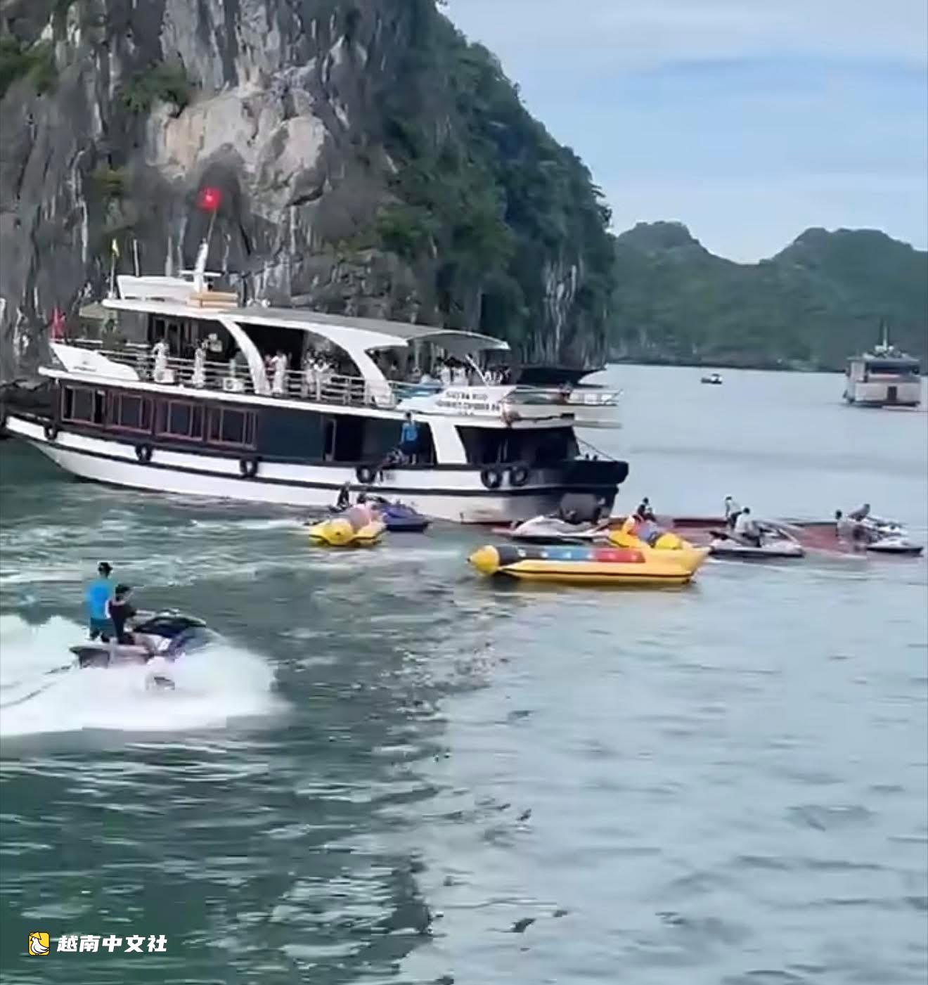 越南蘭哈灣兩艘客船相撞,一艘沉沒,一名女性死亡