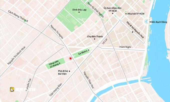 越南胡志明市中心公園樹木倒伏