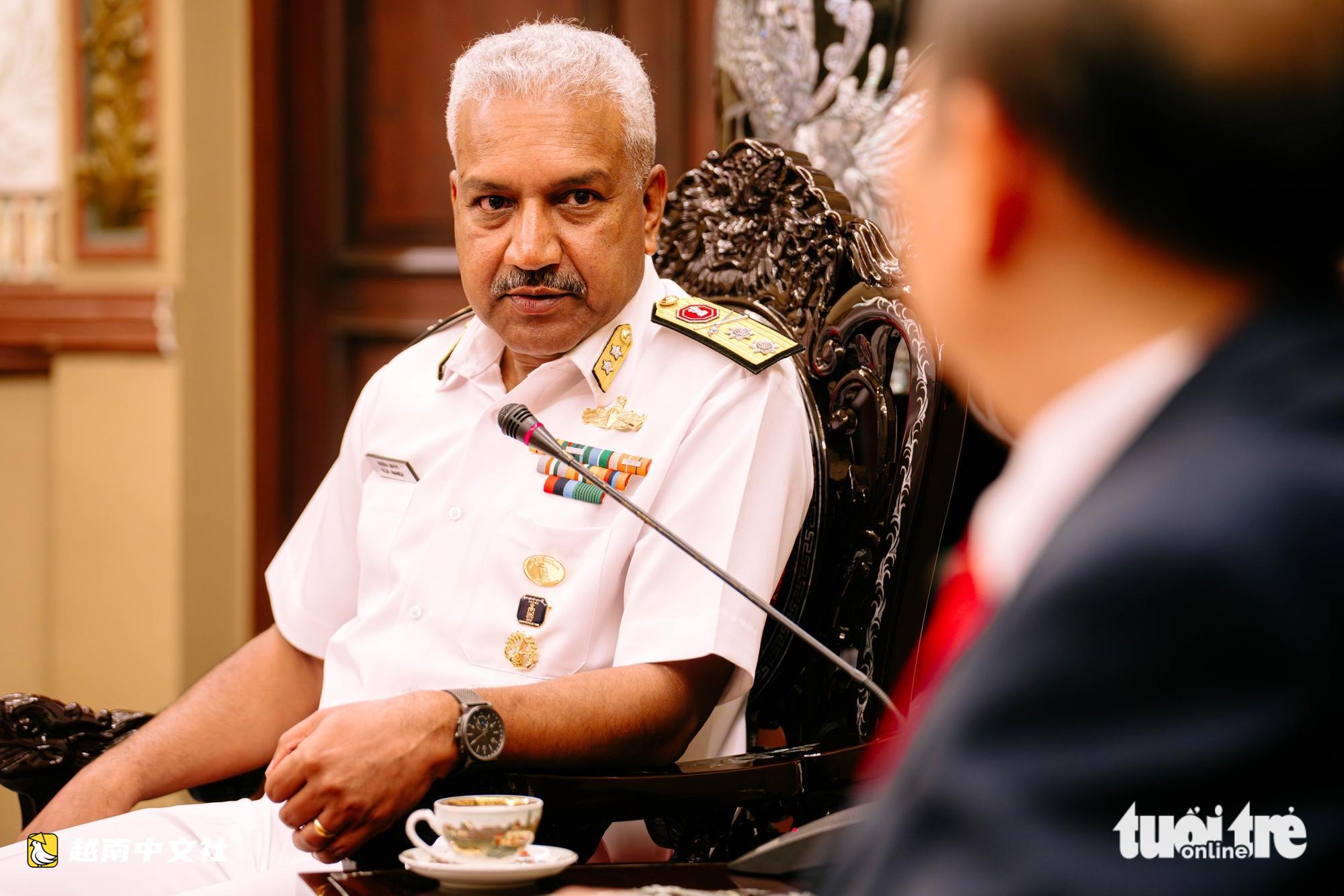 越南印度海軍加強合作:印度少將稱印度人民始終欽佩越南的堅韌精神