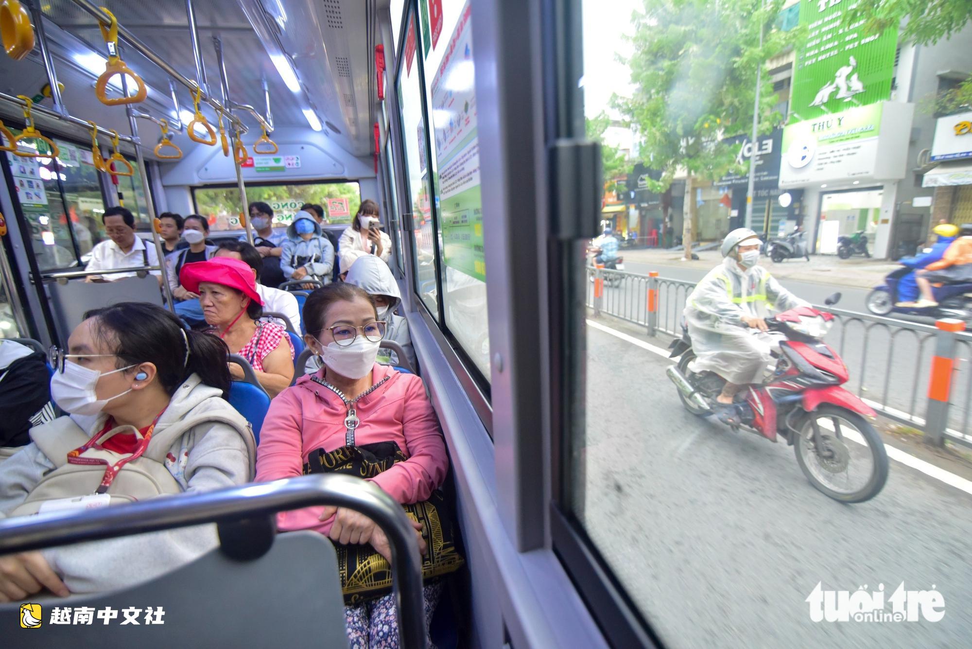 越南胡志明市即將實施免費公交政策,舒適現代化的公交車隊一覽