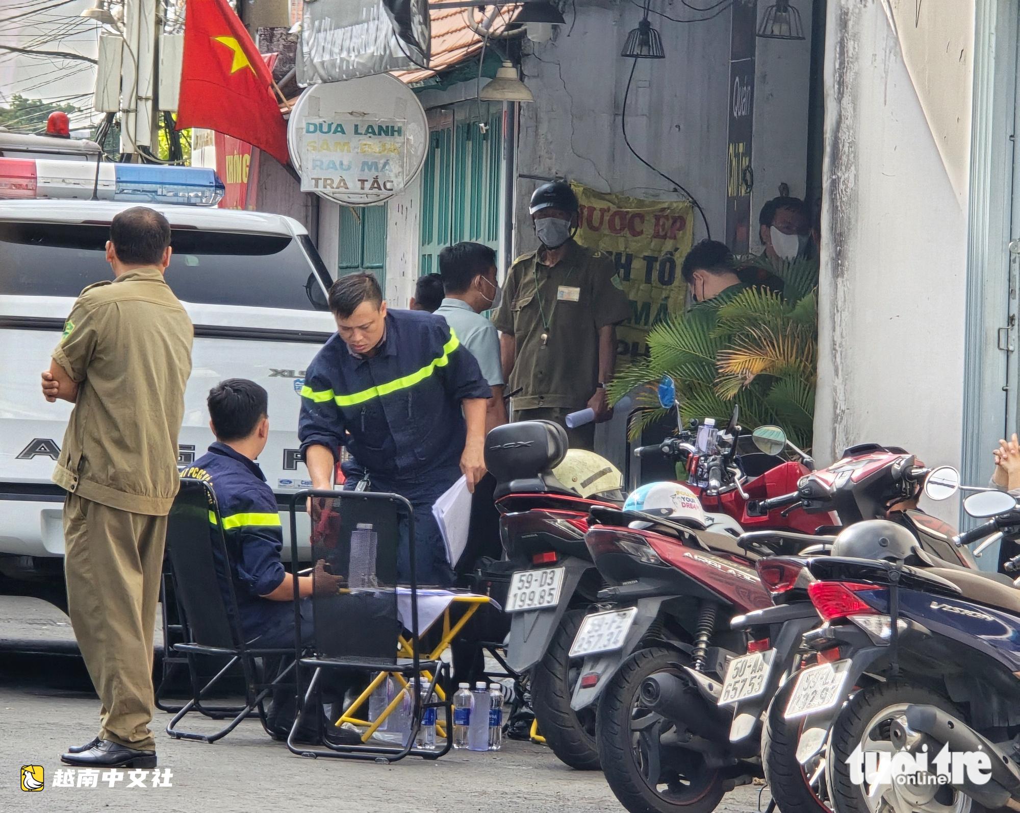 越南胡志明市富盛坊清晨咖啡店火災,女店主在臥室身亡