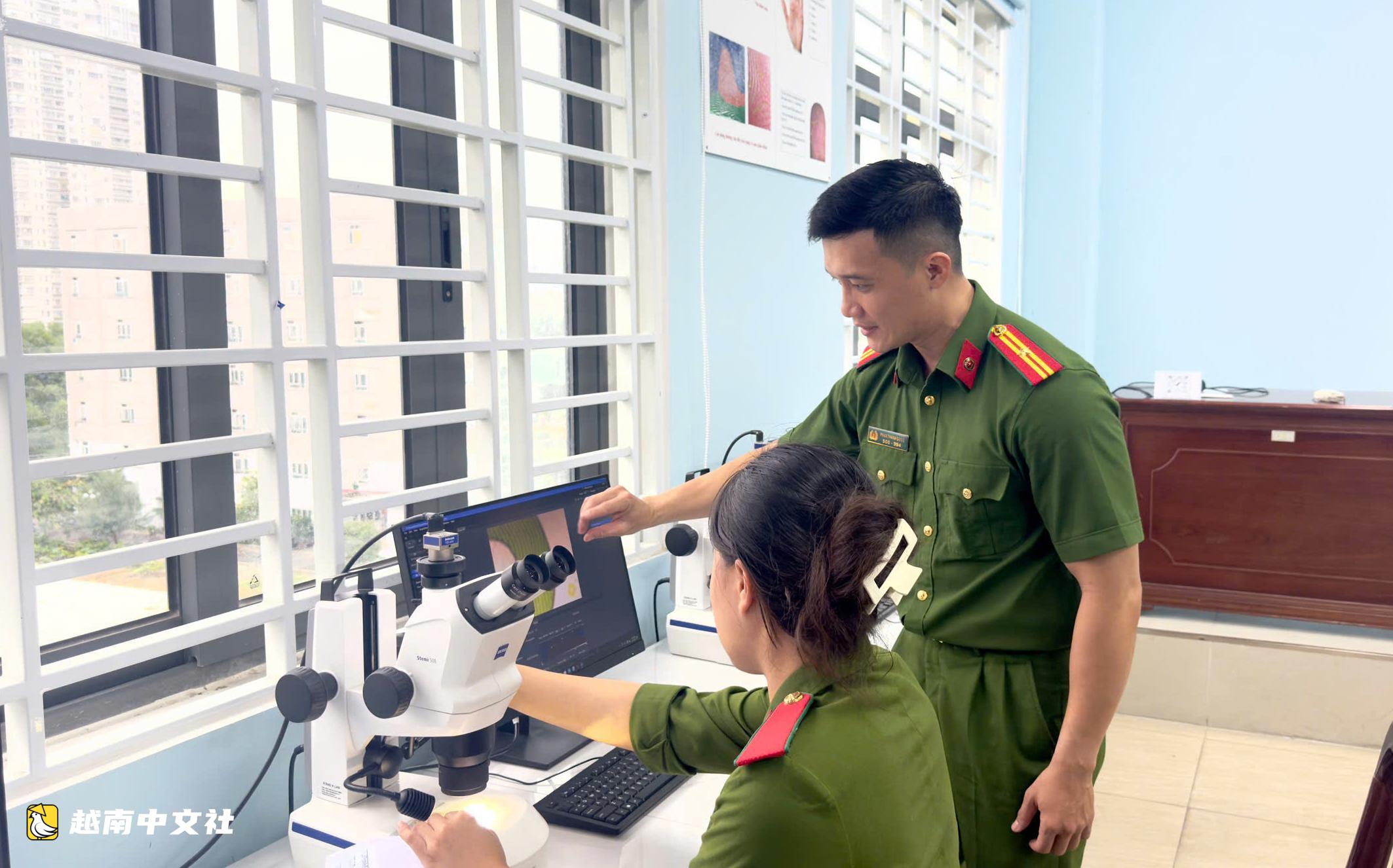 越南人民公安大學接收刑事科學研究院教學設備