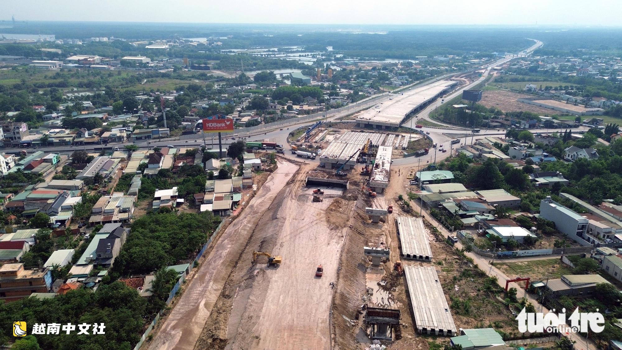 越南胡志明市—隆城機場與胡茶度假城市連接的高速公路動工在即,實地航拍與效果圖搶先看