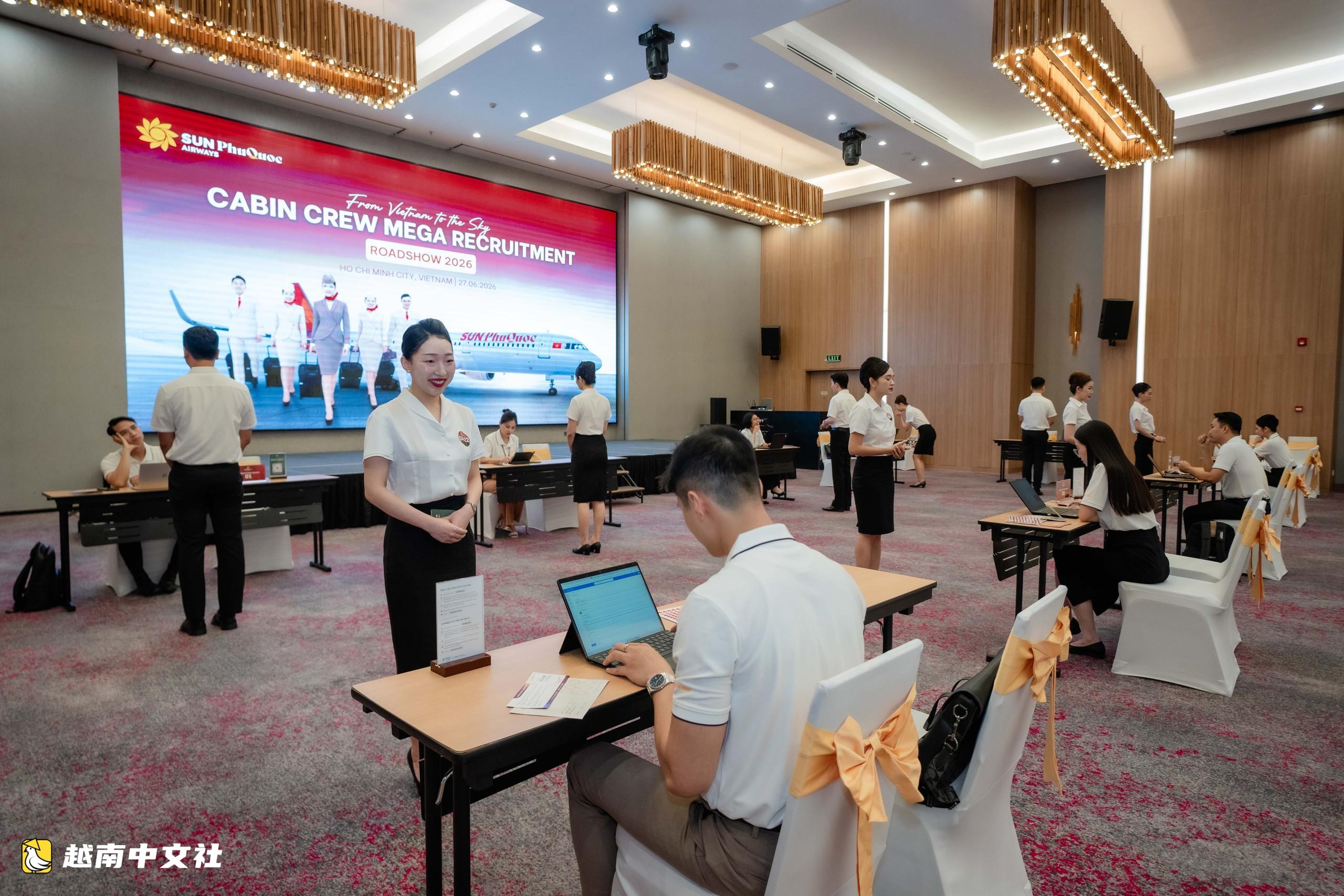越南富國航空啟動史上最大規模空乘招聘活動