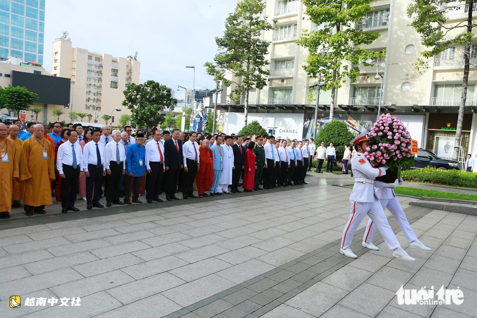 越南總書記、國家主席蘇林出席胡志明市榮幸命名為胡伯伯50週年慶典