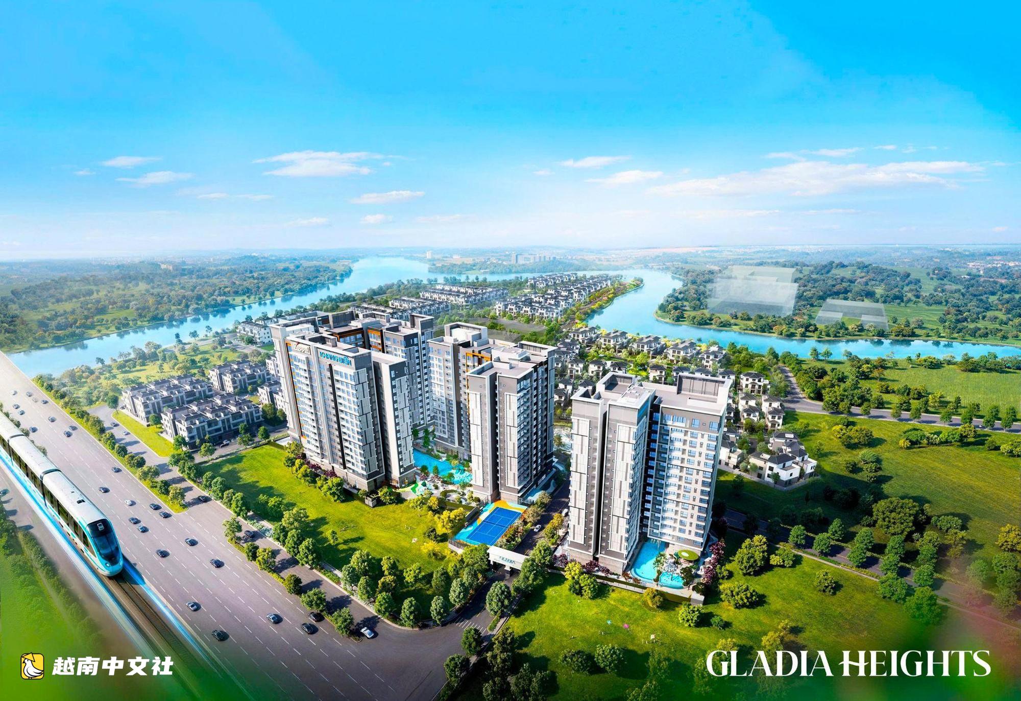 越南Gladia Heights推出樣板公寓,定義未來生活標準