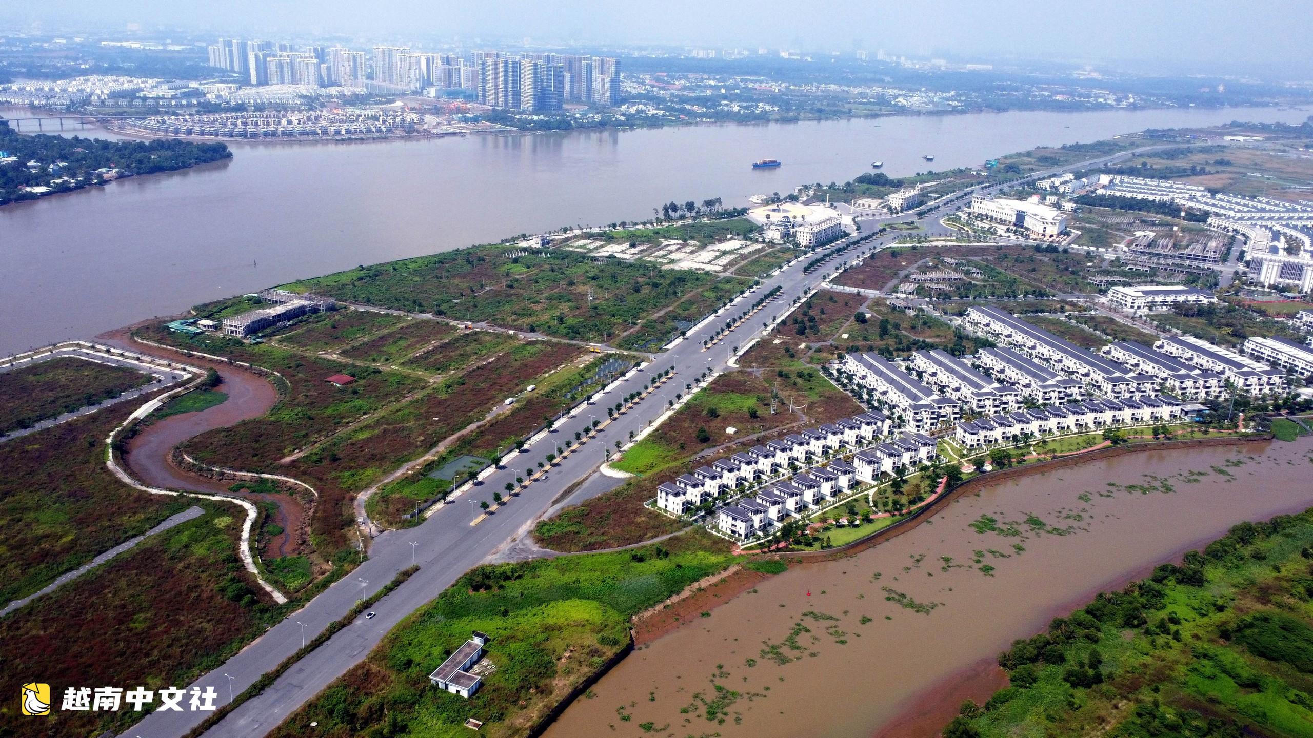 越南同奈市阮有景大道如何連接濱江路與高速公路?