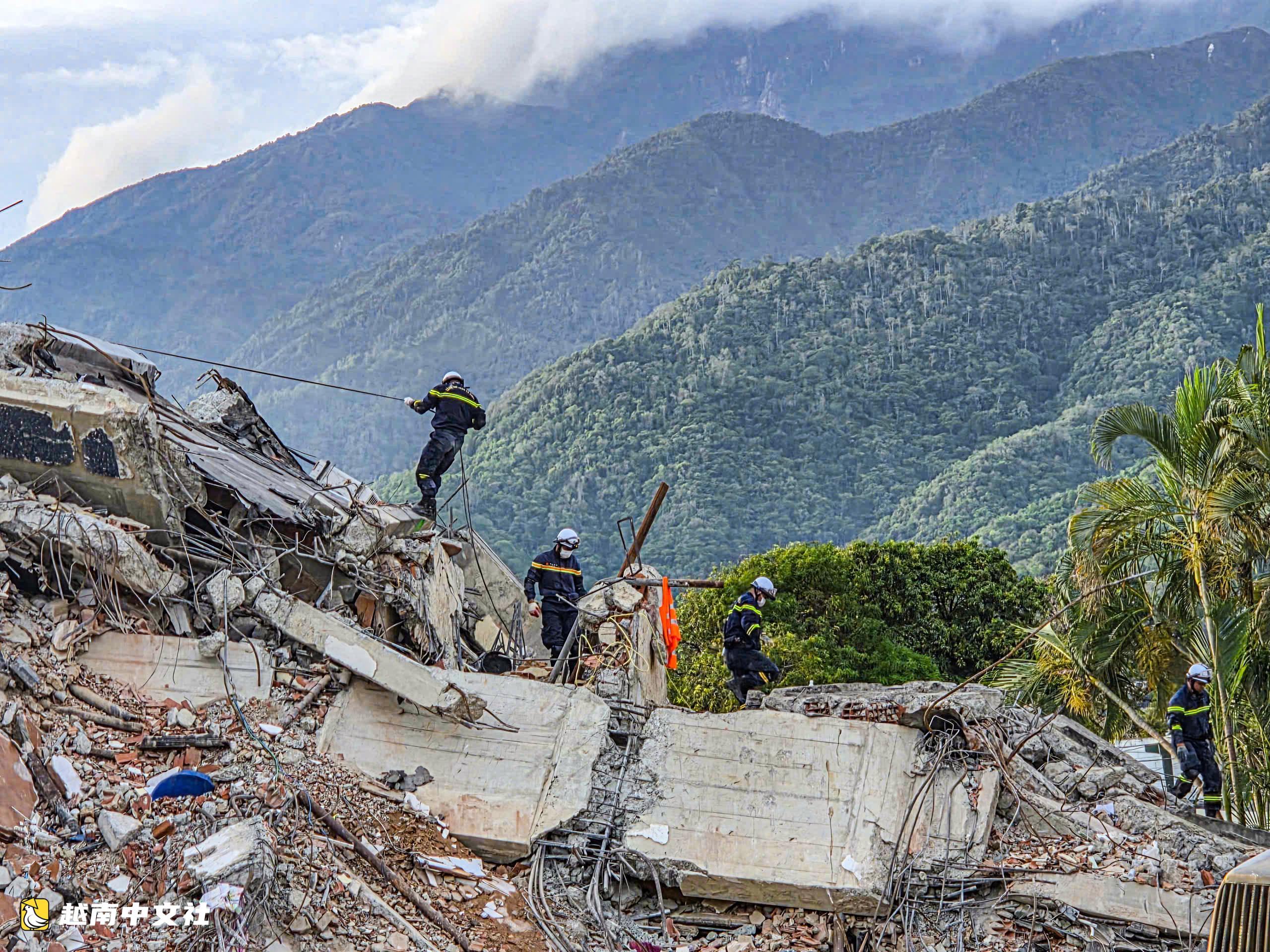 越南救援隊徹夜搜尋委內瑞拉地震失蹤者,已從廢墟中運出54具遺體