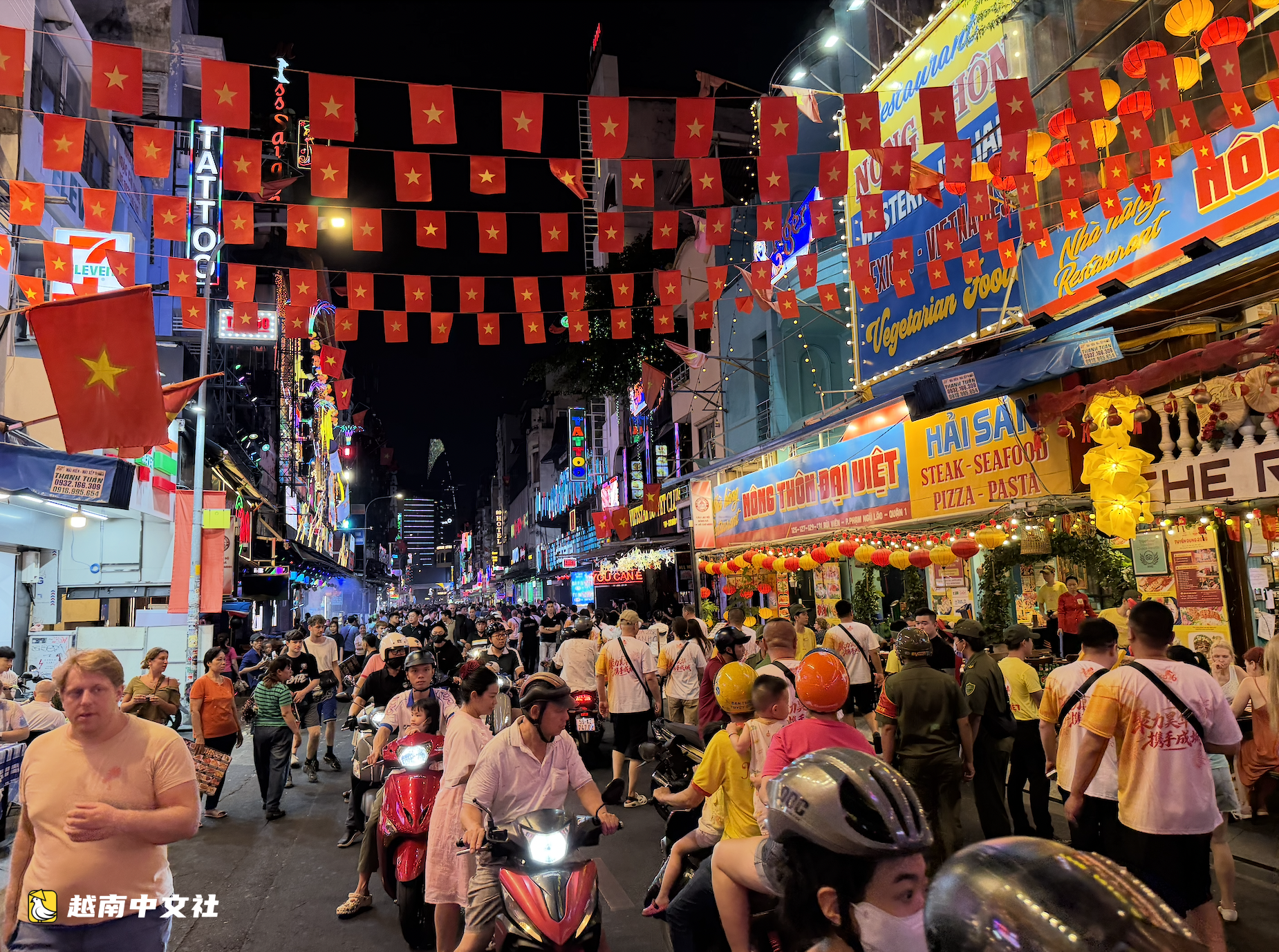 越南胡志明市餐飲業隨夜間經濟轉型