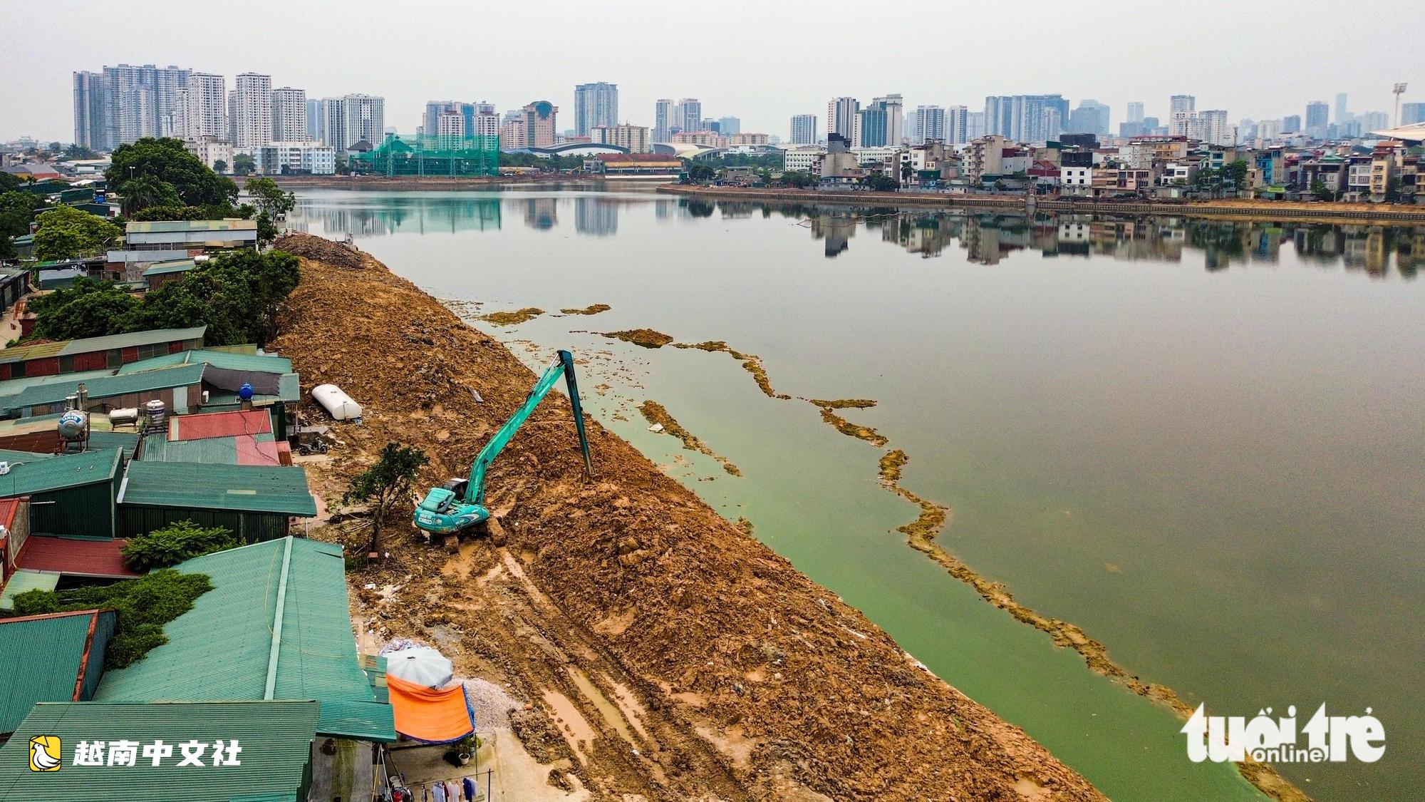 越南河內5個急建調蓄池全景:已準備就緒防澇