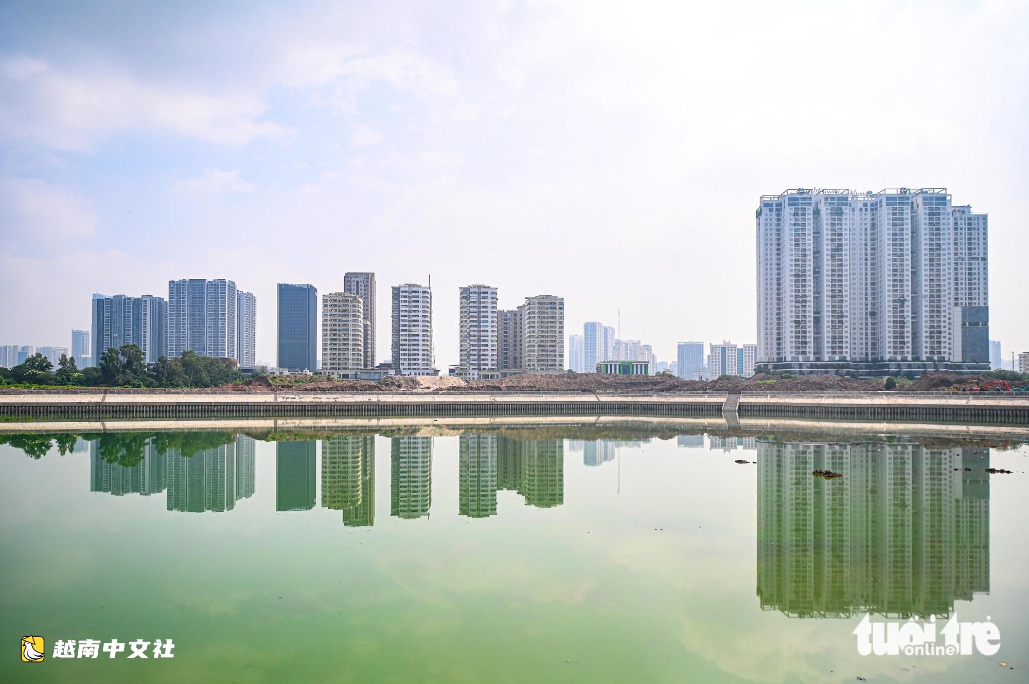 越南河內5個急建調蓄池全景:已準備就緒防澇