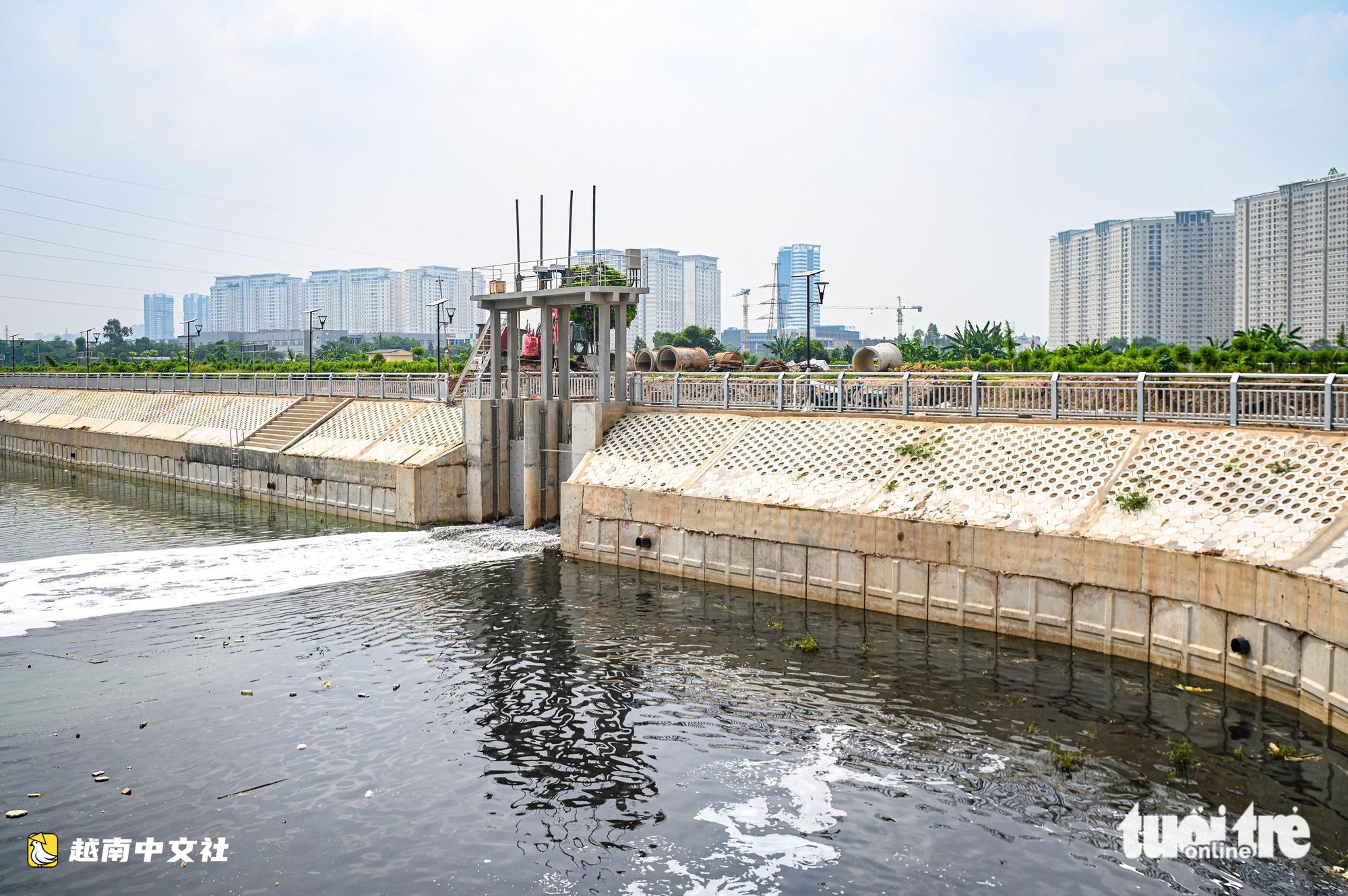 越南河內5個急建調蓄池全景:已準備就緒防澇