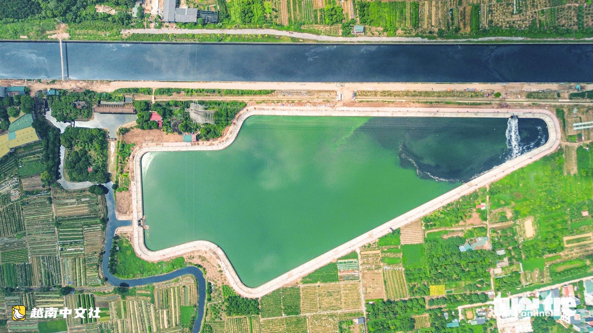 越南河內5個急建調蓄池全景:已準備就緒防澇