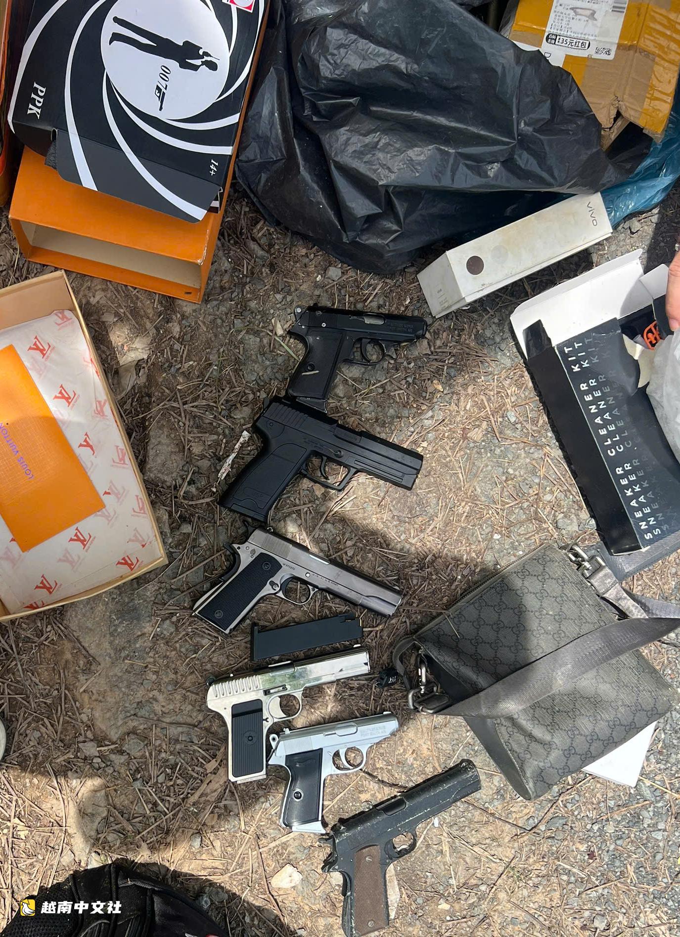 越南胡志明市軍用武器非法買賣團伙再添4人被捕,收繳手榴彈
