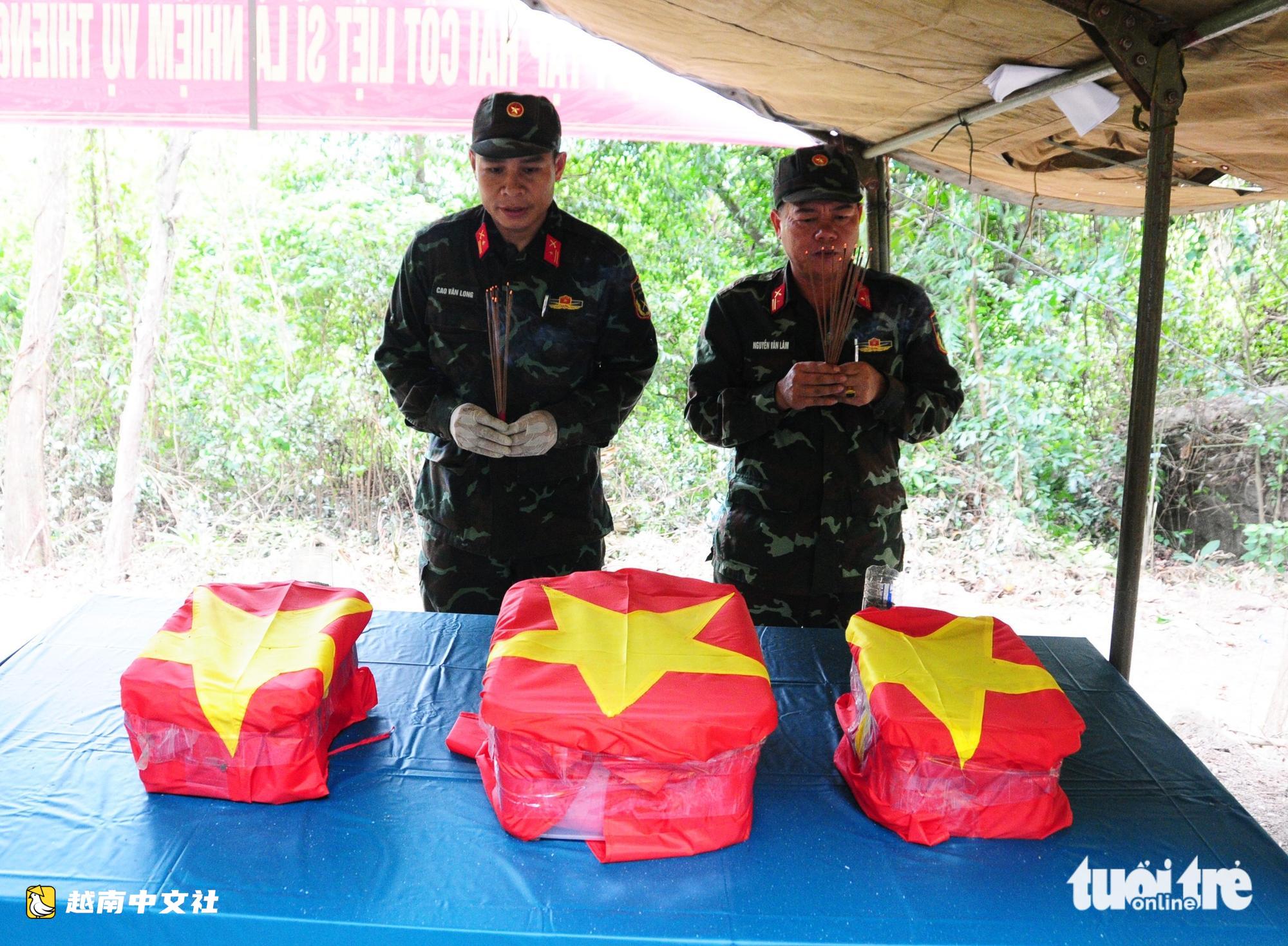穿林破石,50多年後從深洞中帶出多位烈士遺骸