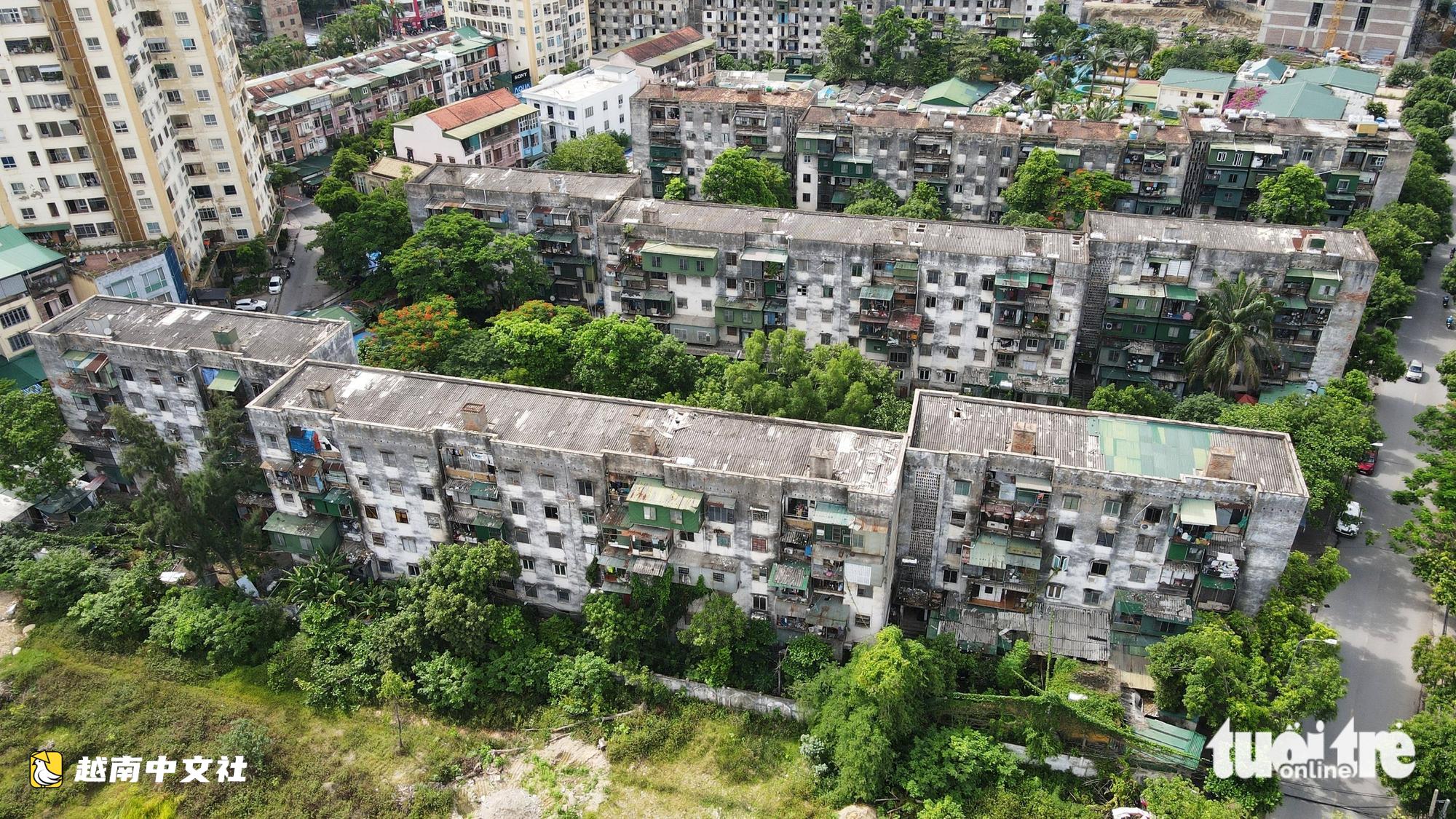 越南義安省一50年老舊公寓樓居民不安度日