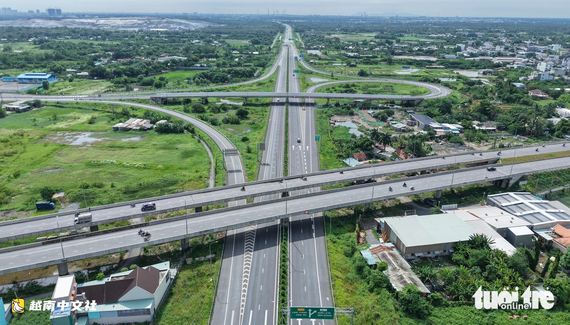 越南邊瀝-隆城高速公路即將通車:連接1800萬九龍江平原民眾到隆城機場