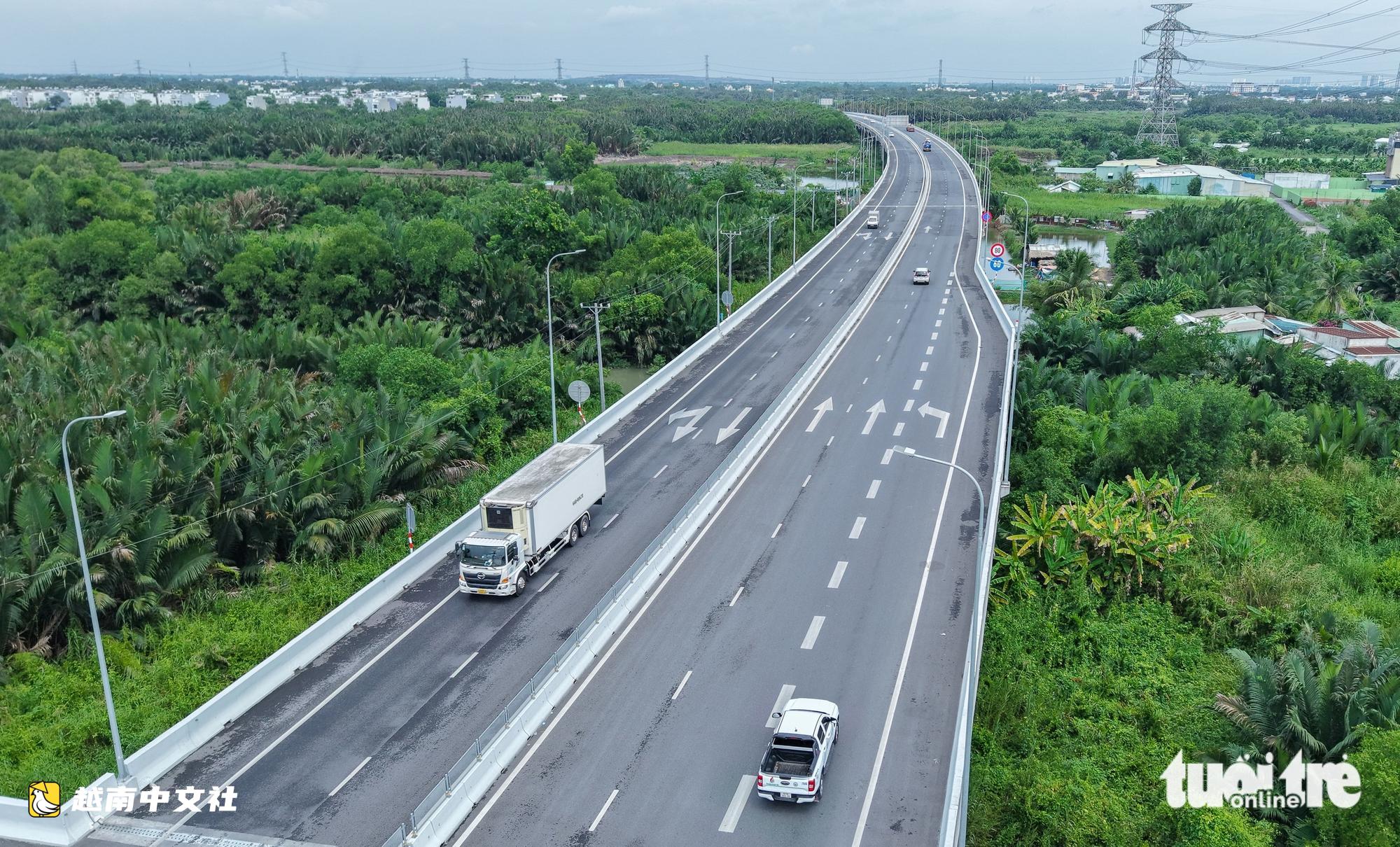 越南邊瀝-隆城高速公路即將通車:連接1800萬九龍江平原民眾到隆城機場