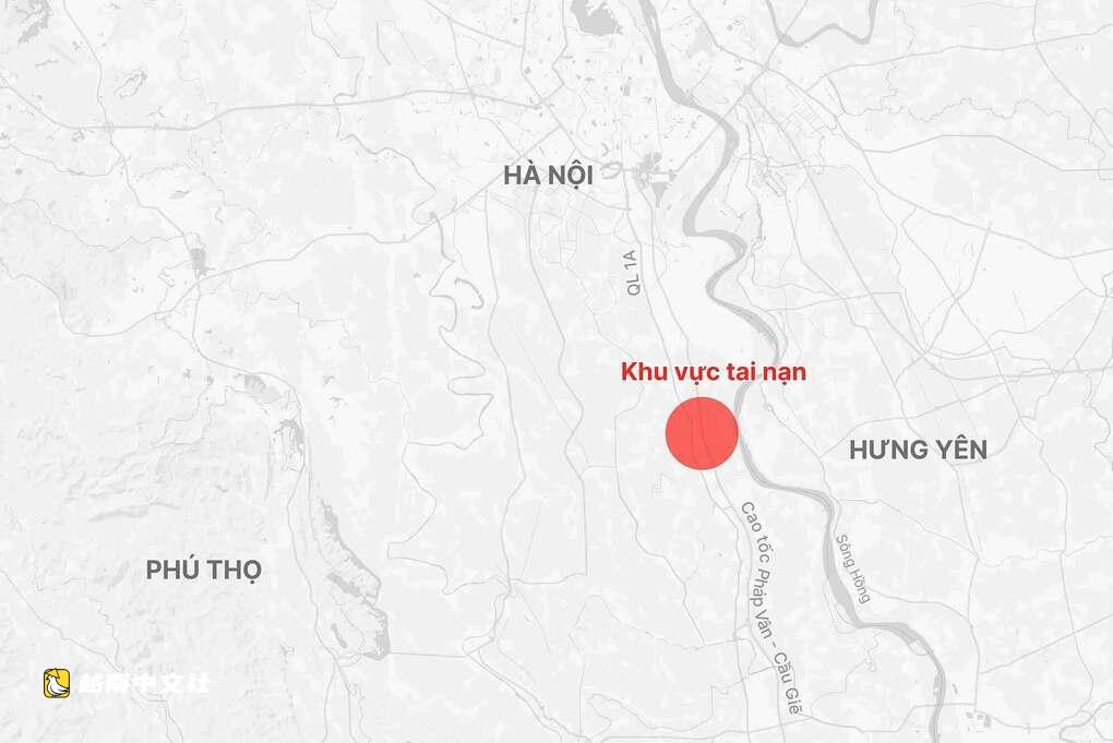 越南客車衝出法雲-怯橋高速公路,4人死亡