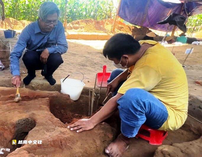 越南朱薩古城發現三座近2000年曆史的窯爐