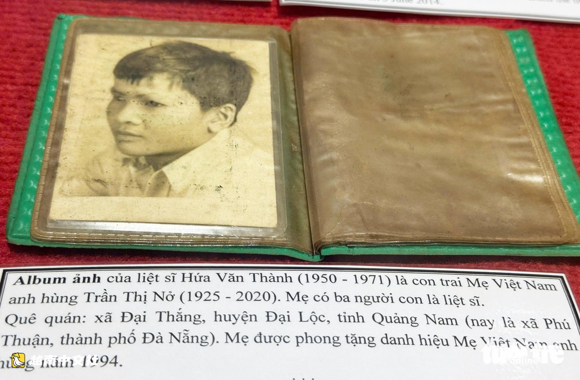 越南峴港展出烈士遺物:背包、手寫信、死亡通知書令人感動與感激